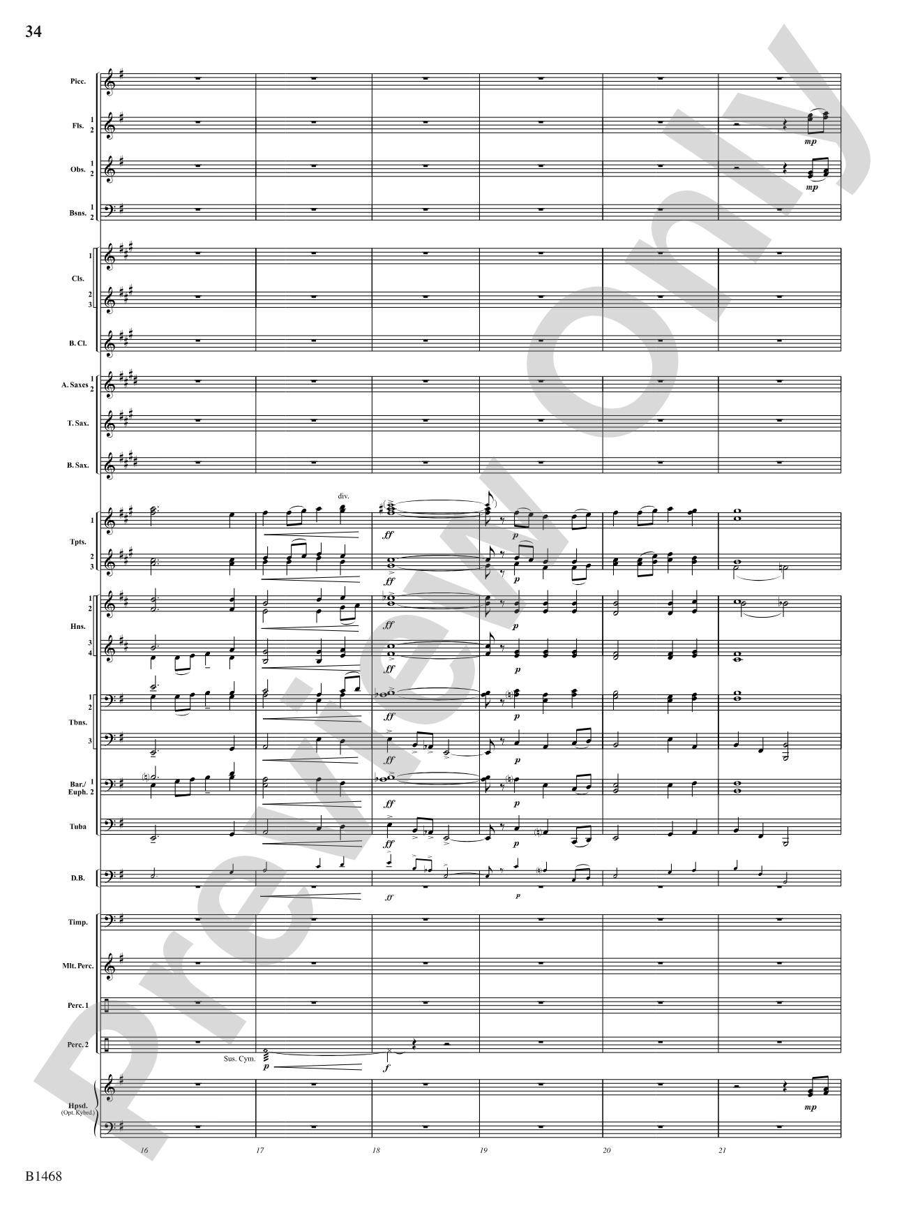 Paintings: Concert Band Conductor Score & Parts