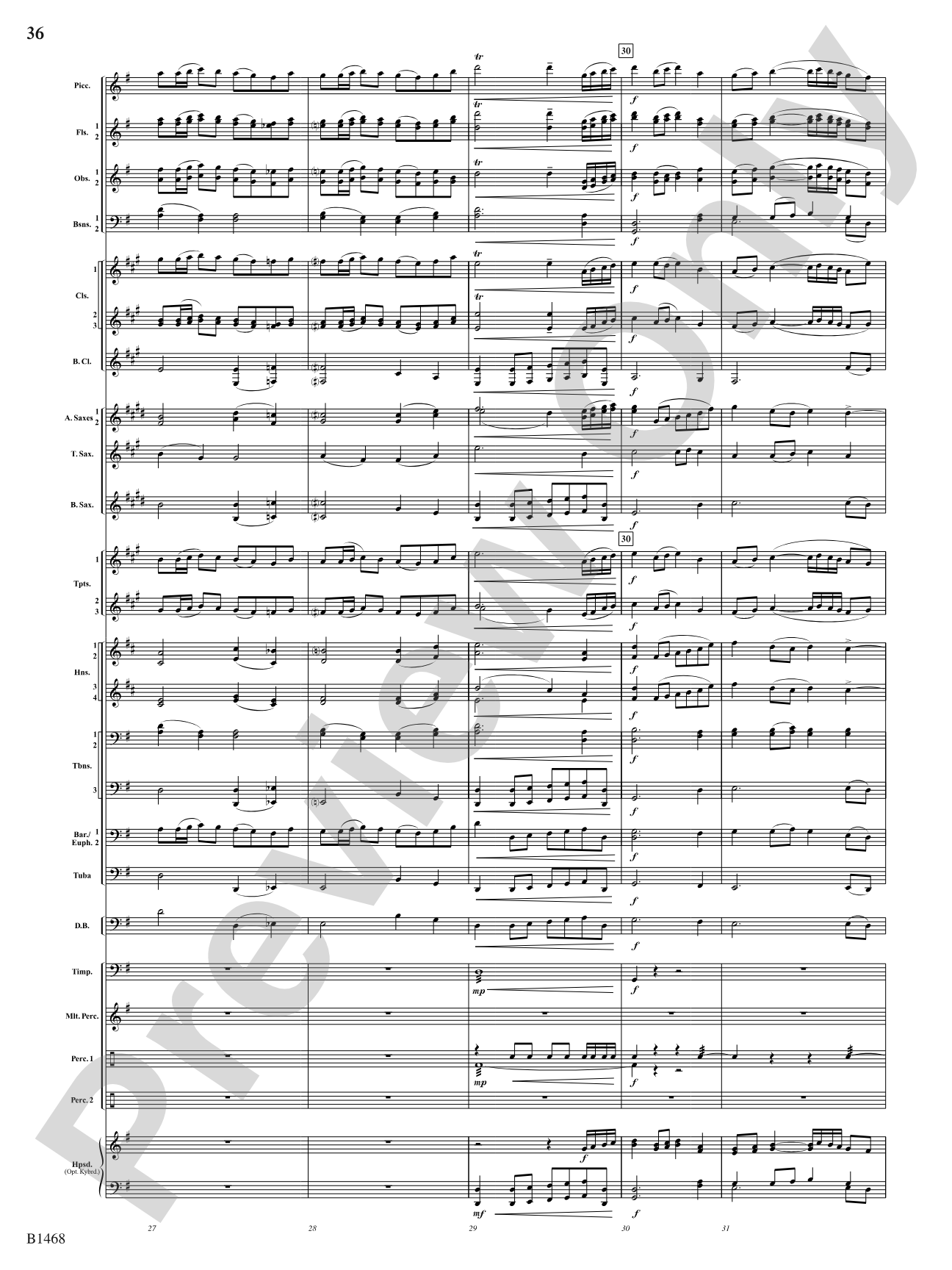 Paintings: Concert Band Conductor Score & Parts