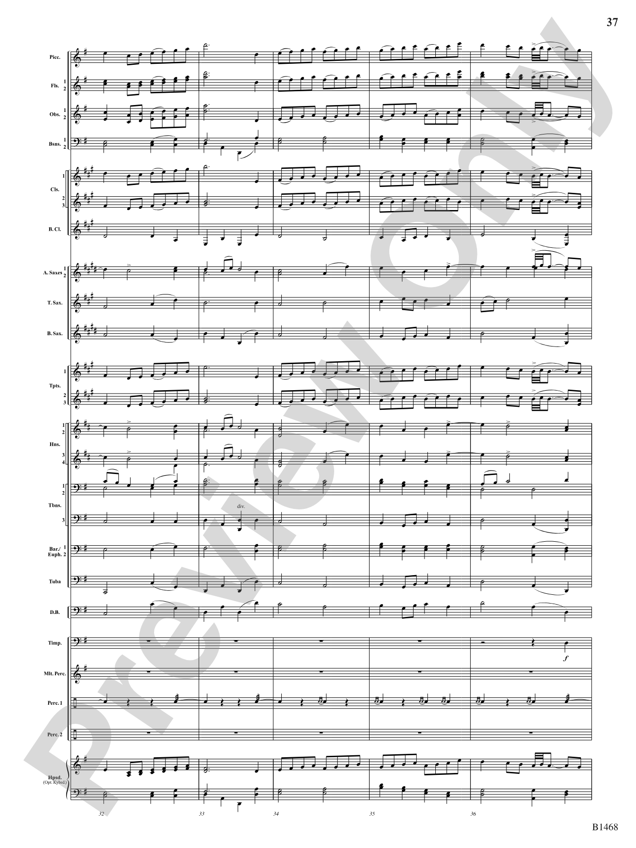Paintings: Concert Band Conductor Score & Parts