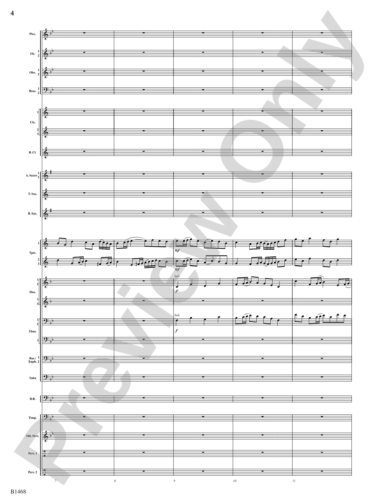 Paintings: Concert Band Conductor Score & Parts