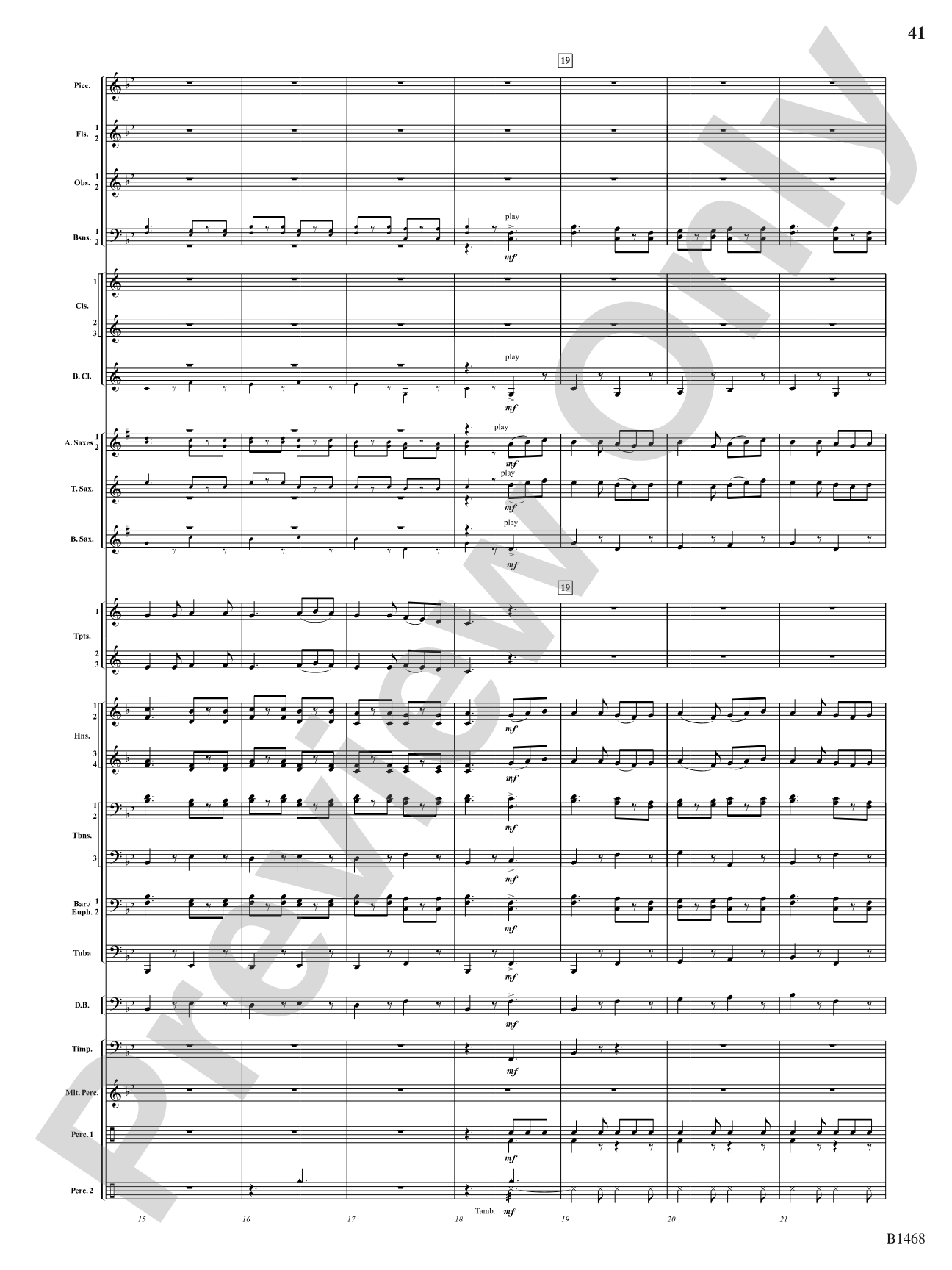 Paintings: Concert Band Conductor Score & Parts