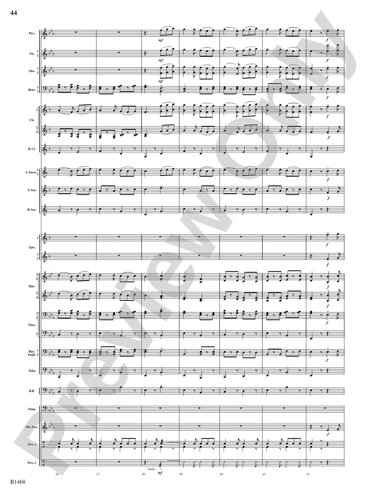 Paintings: Concert Band Conductor Score & Parts