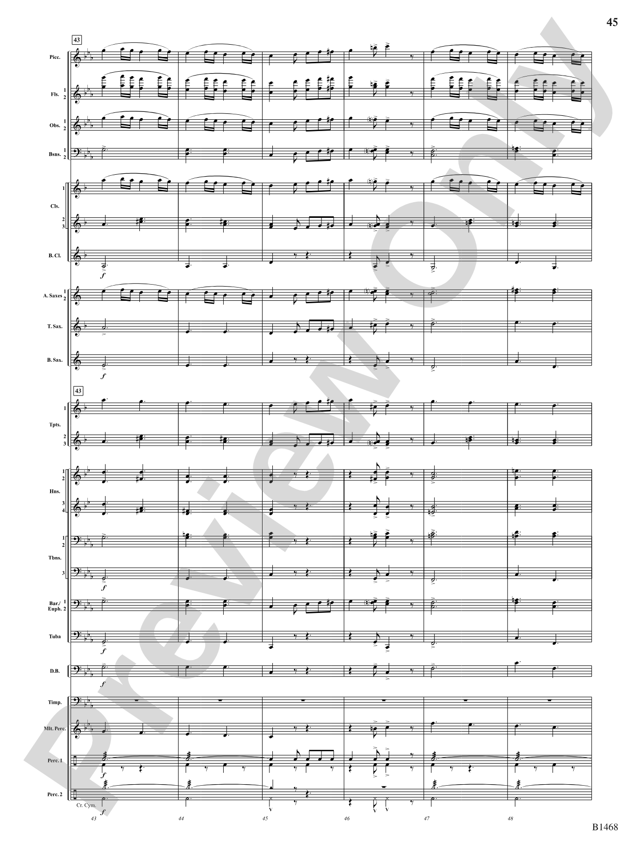 Paintings: Concert Band Conductor Score & Parts