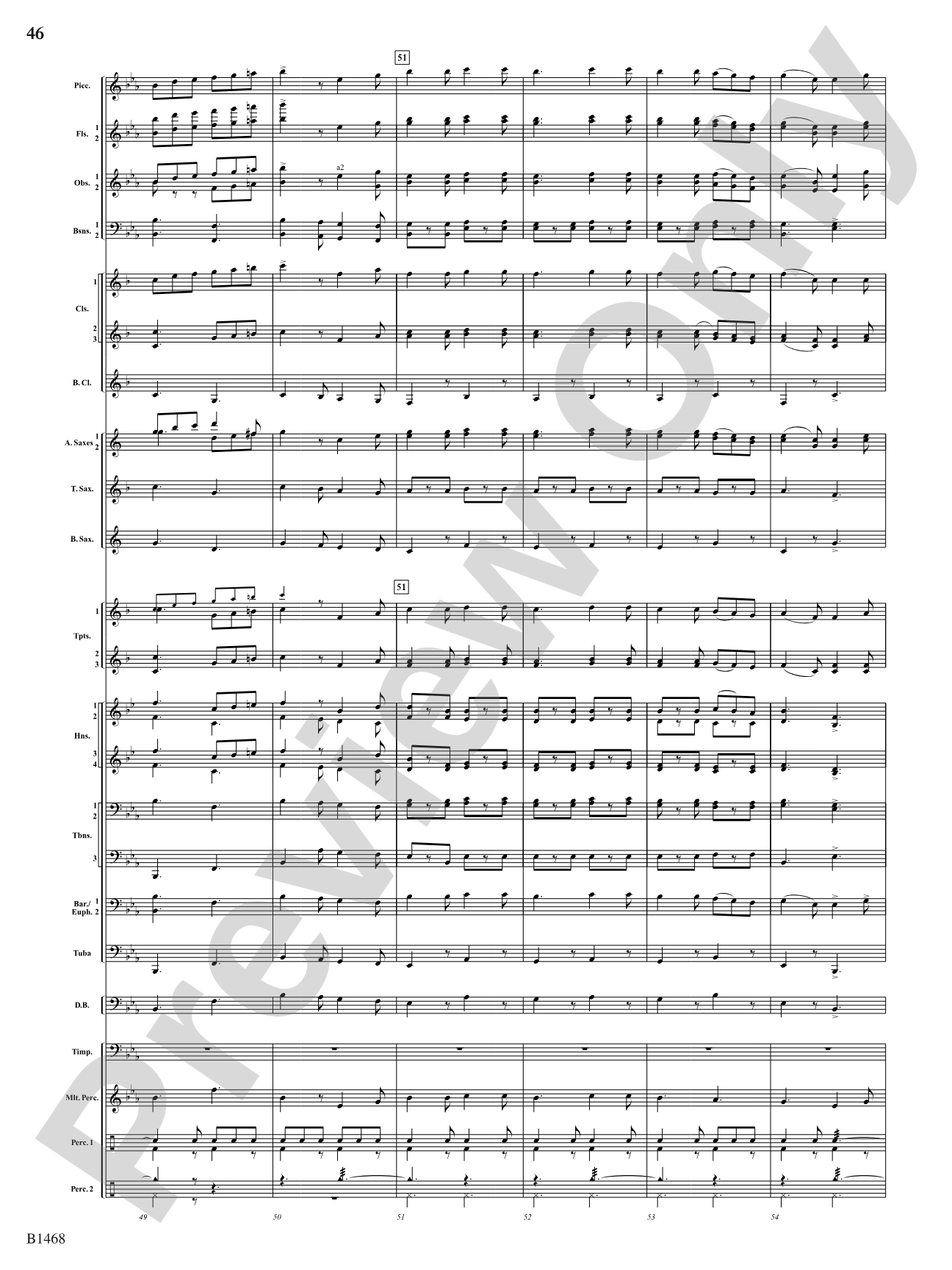 Paintings: Concert Band Conductor Score & Parts