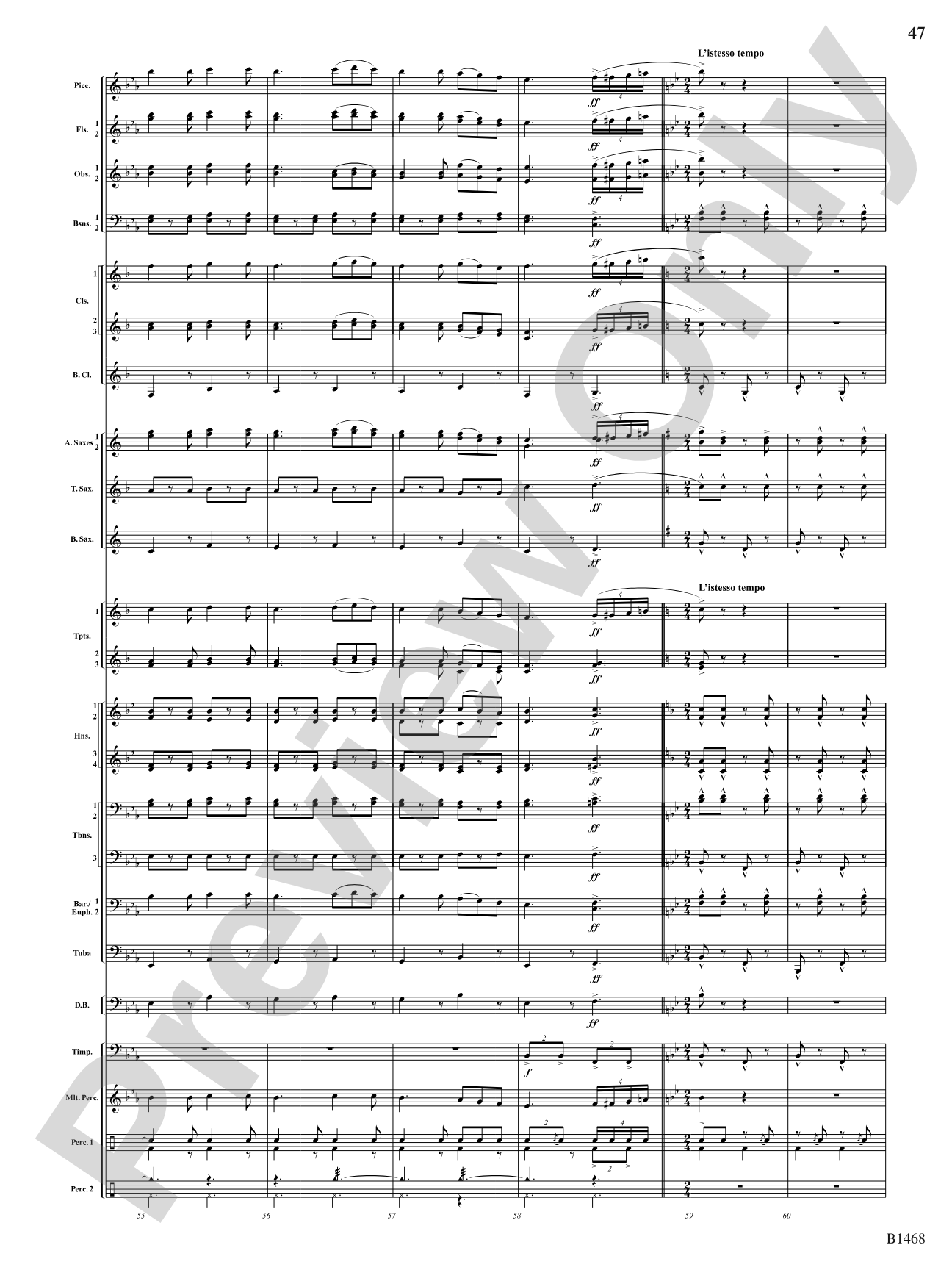 Paintings: Concert Band Conductor Score & Parts