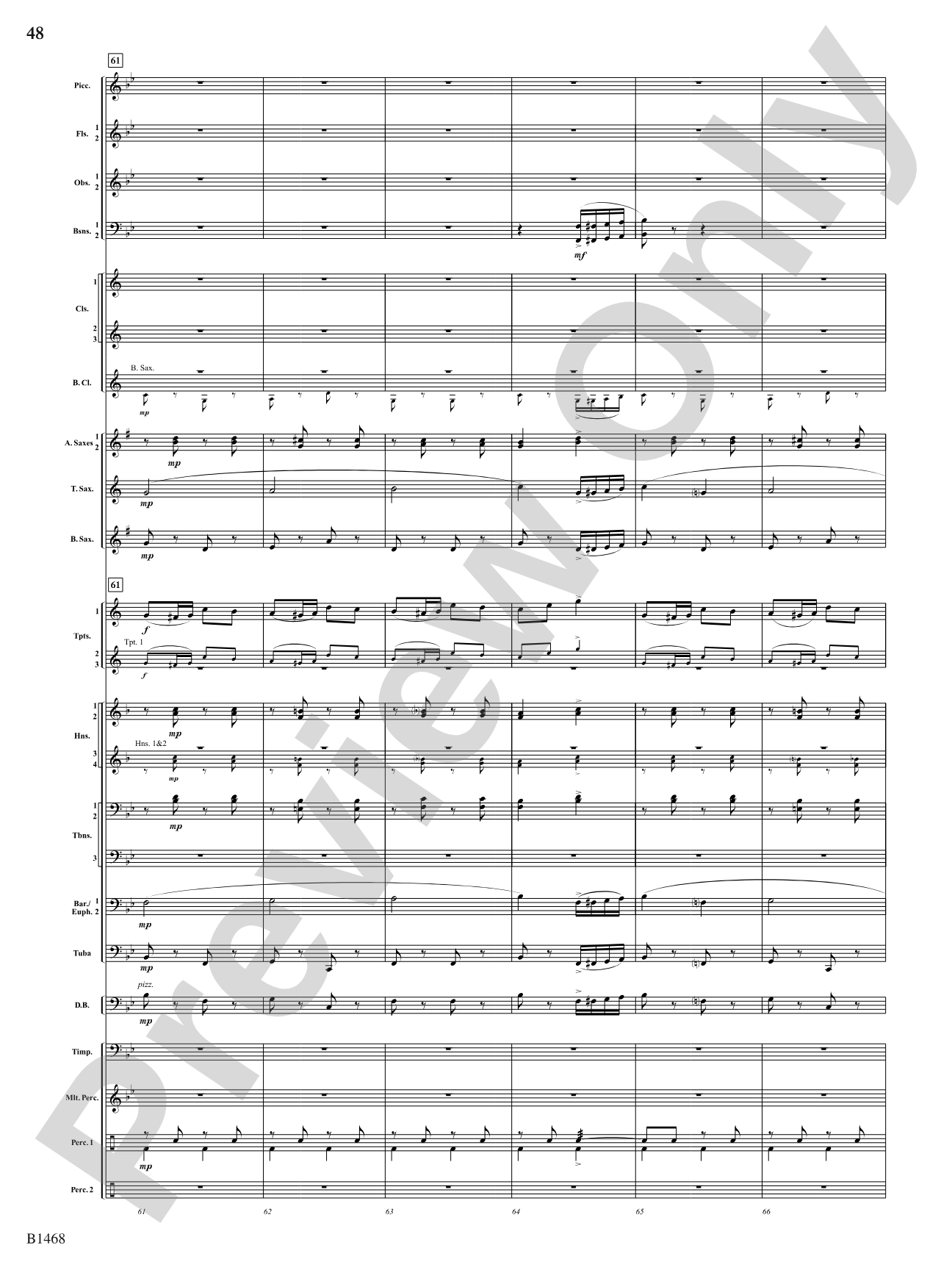 Paintings: Concert Band Conductor Score & Parts