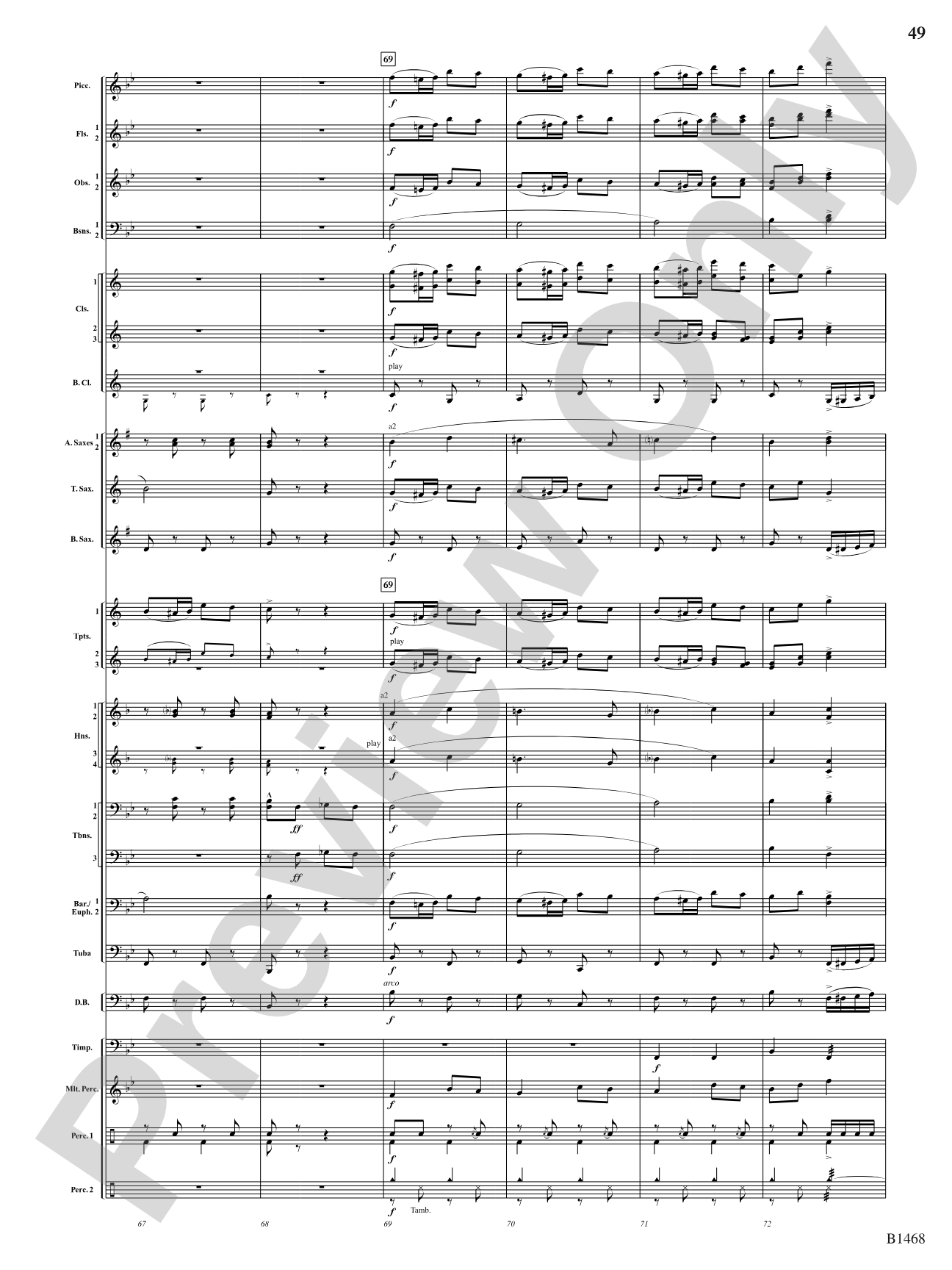 Paintings: Concert Band Conductor Score & Parts