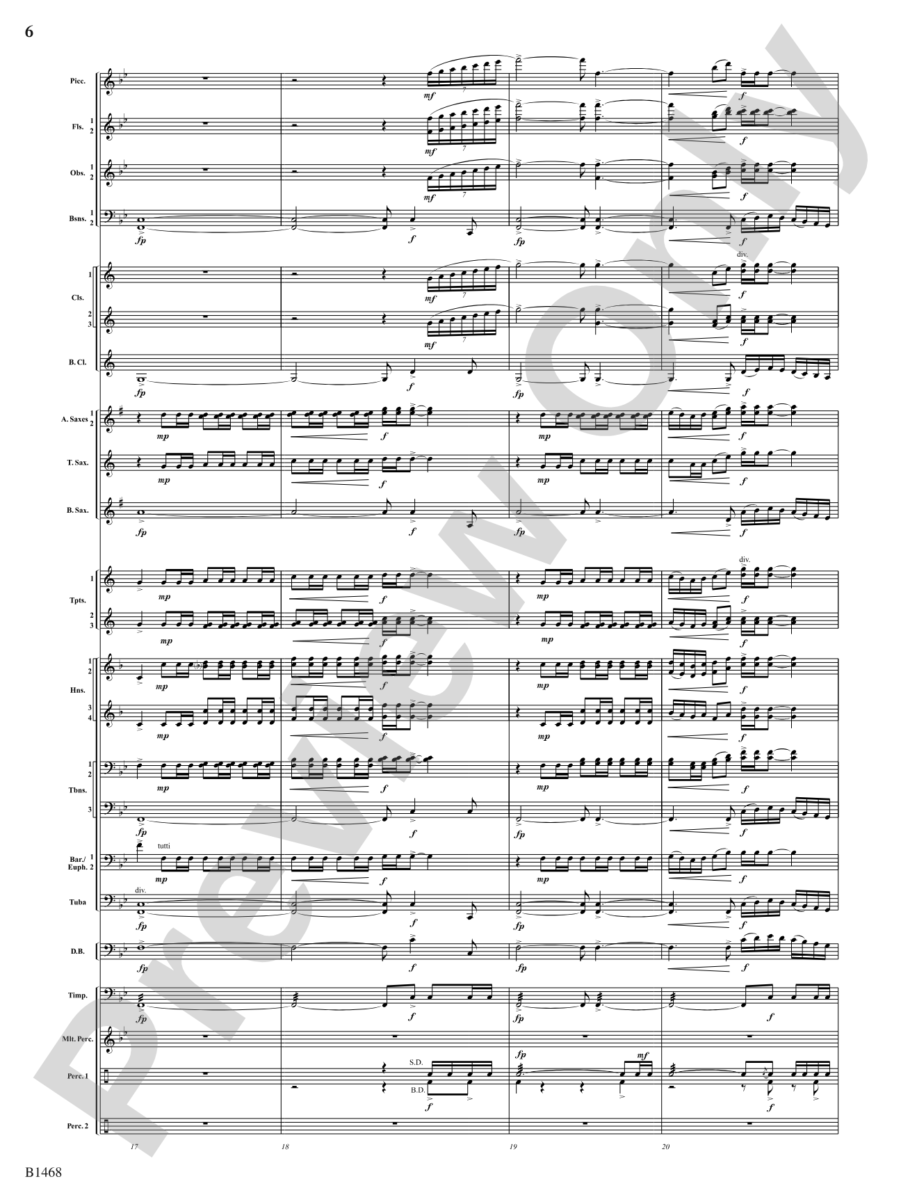 Paintings: Concert Band Conductor Score & Parts