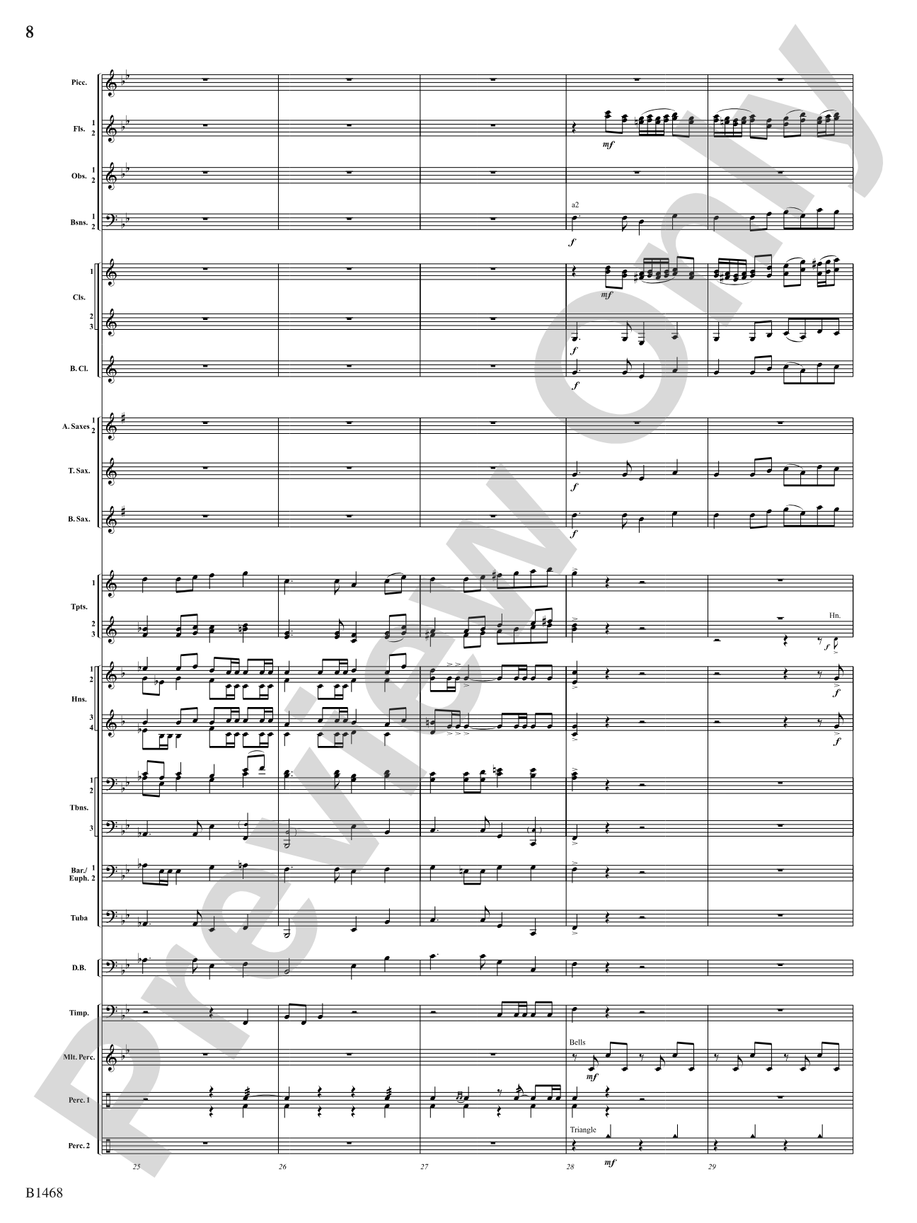 Paintings: Concert Band Conductor Score & Parts