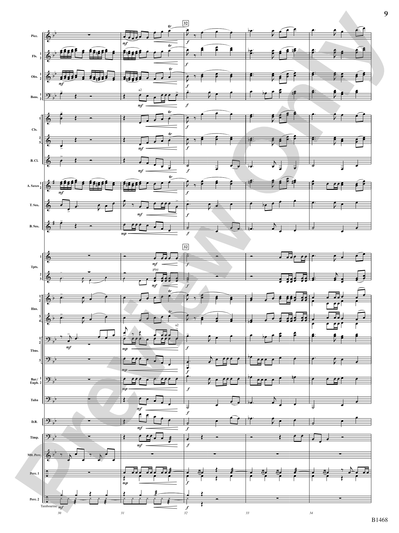 Paintings: Concert Band Conductor Score & Parts