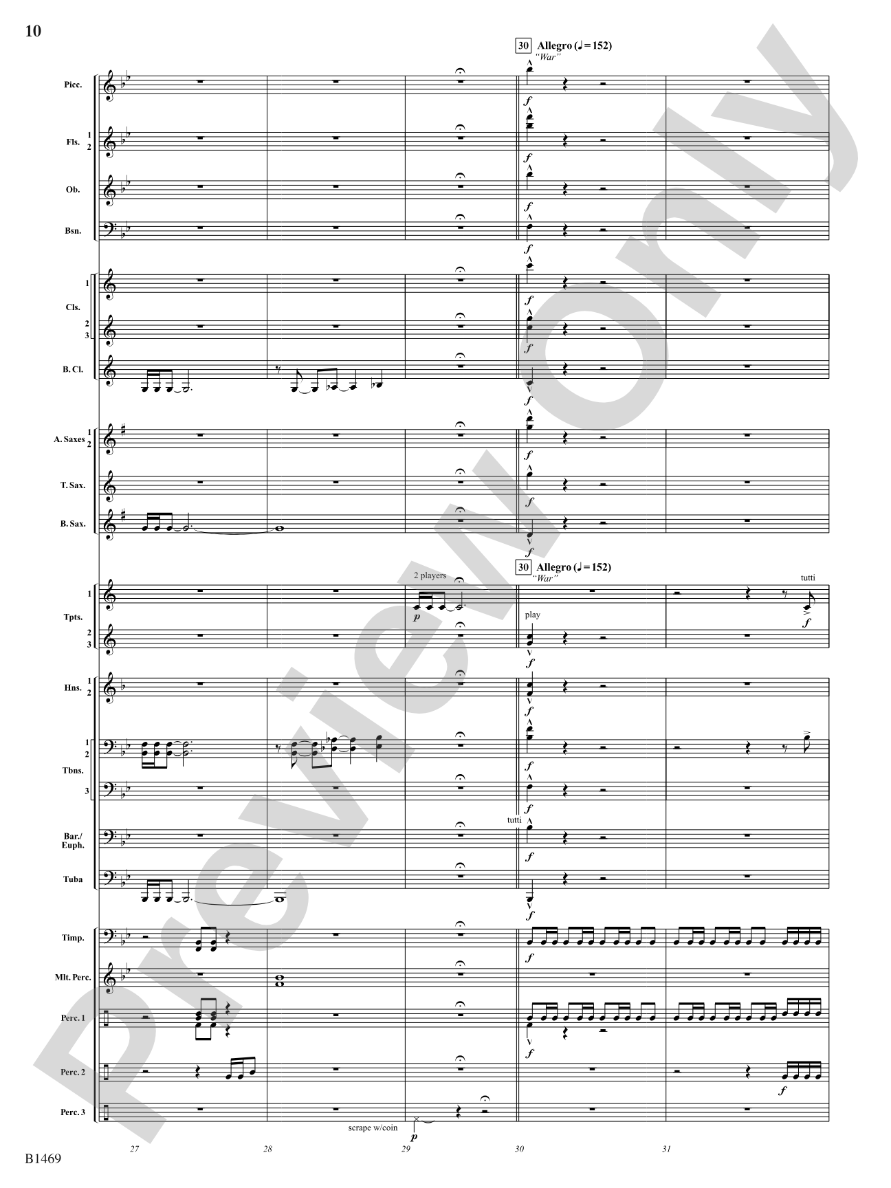 Temple of the Murals: Concert Band Conductor Score & Parts