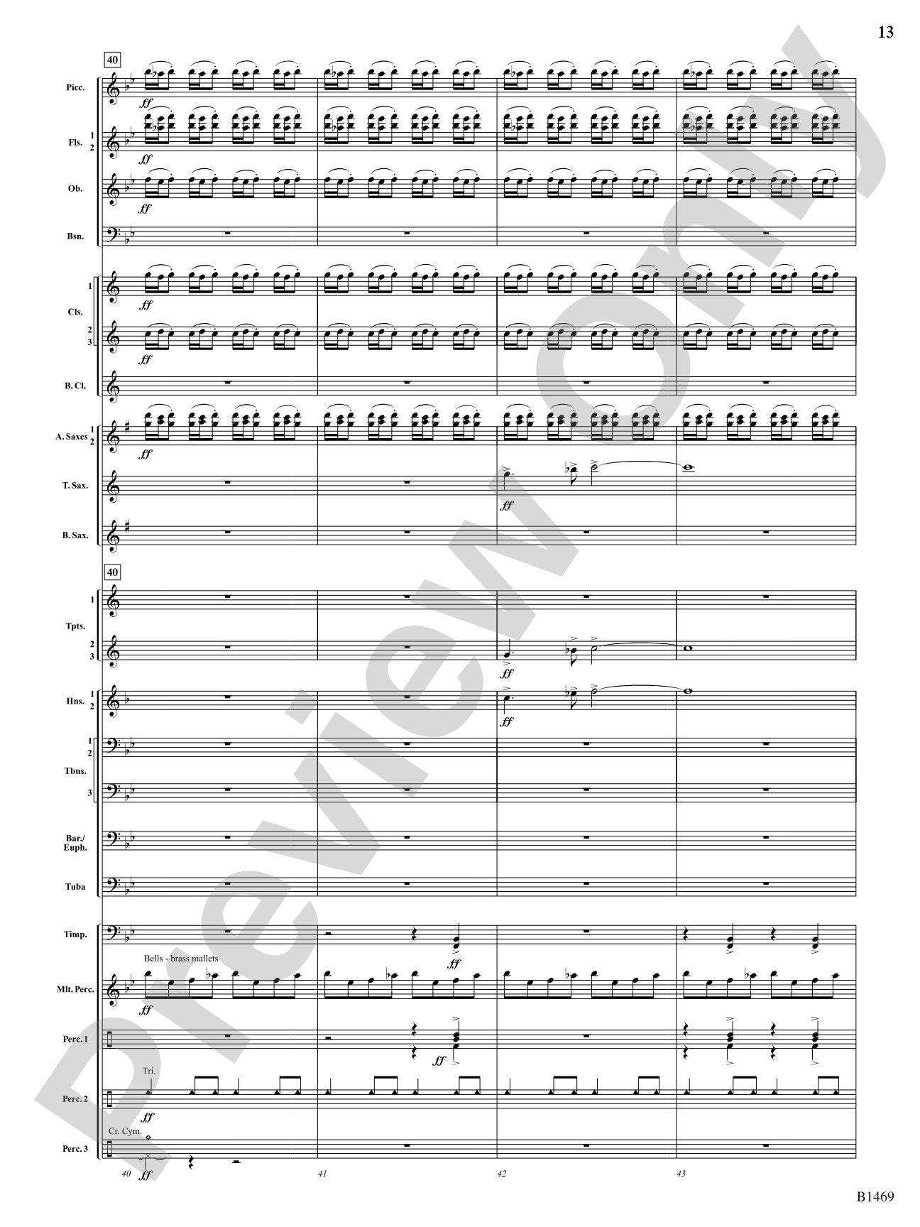 Temple of the Murals: Concert Band Conductor Score & Parts