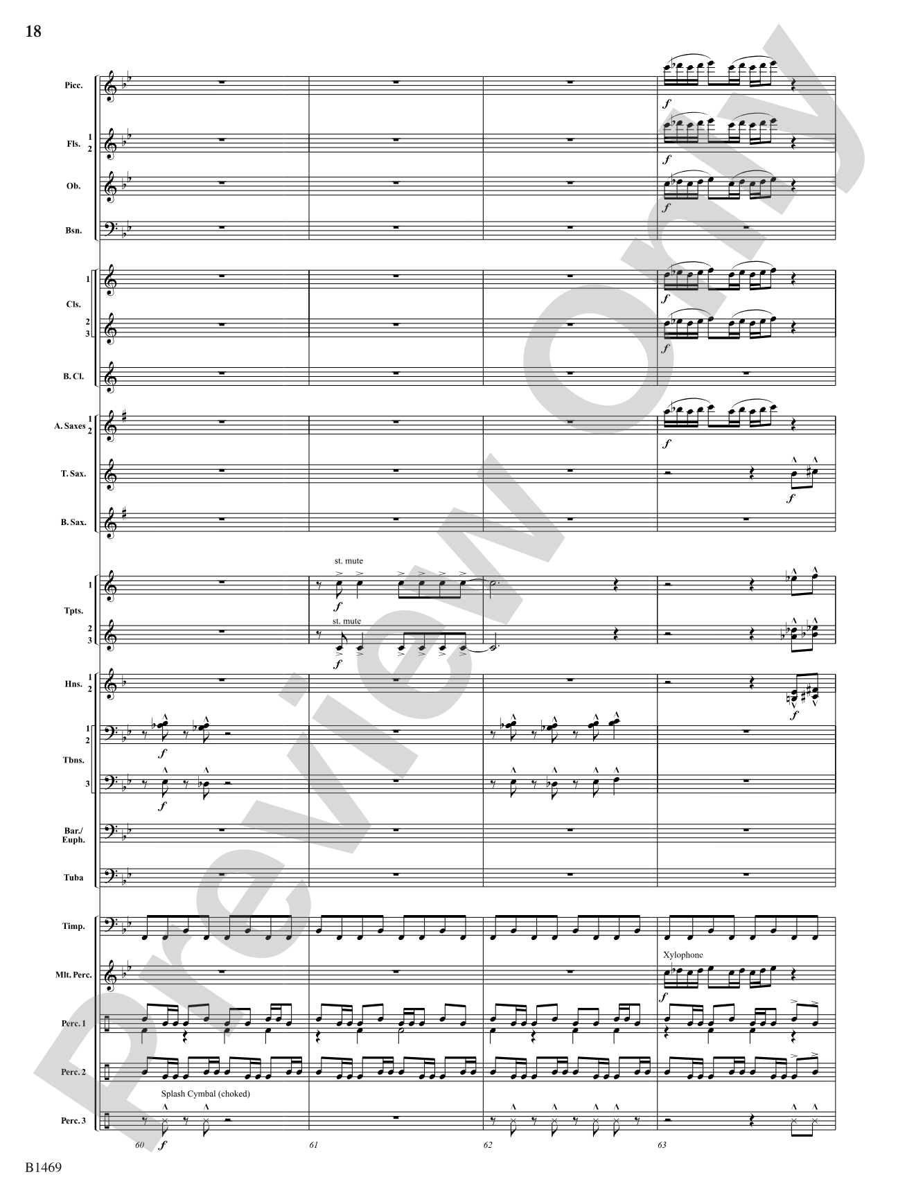 Temple of the Murals: Concert Band Conductor Score & Parts