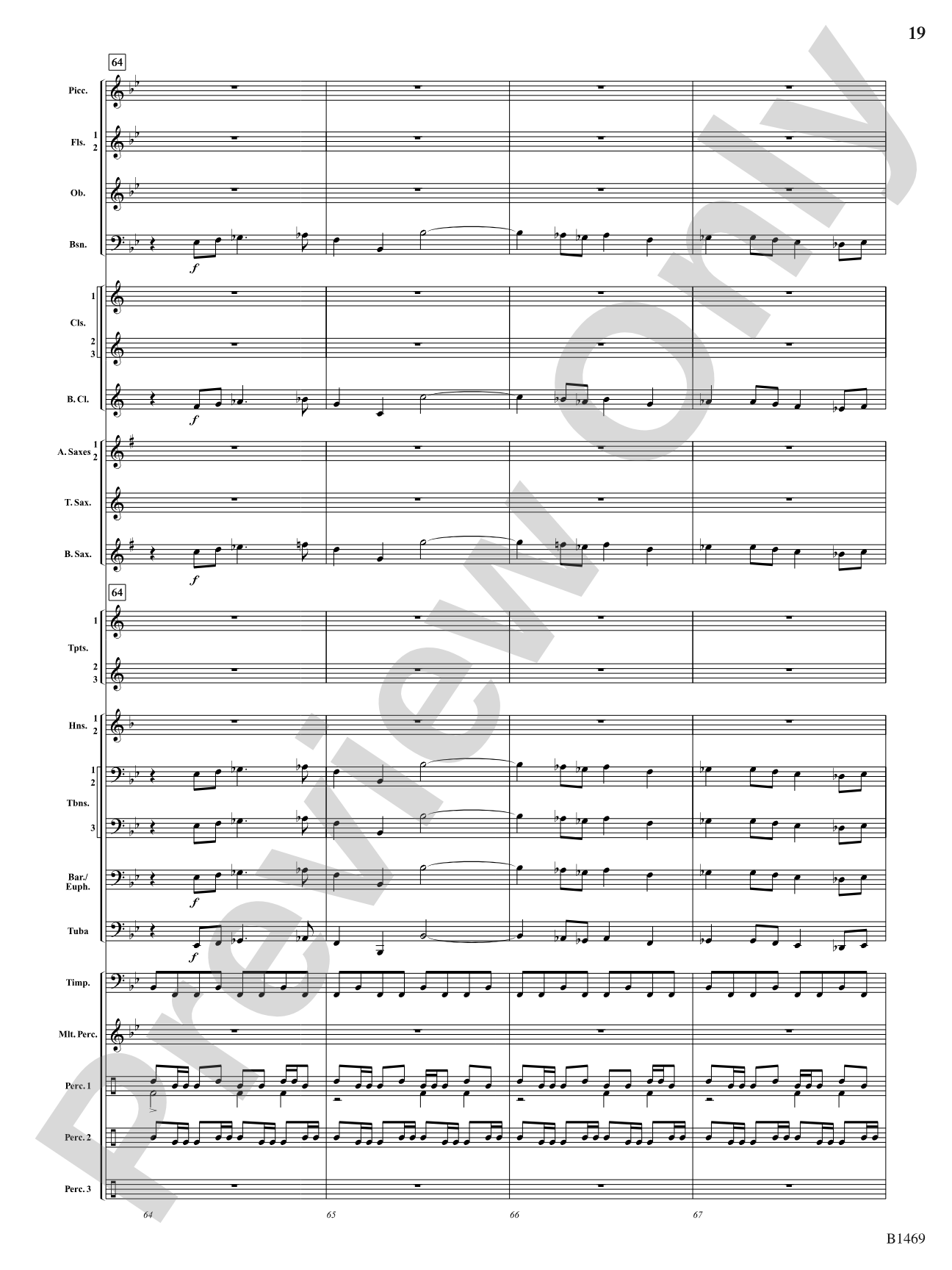 Temple of the Murals: Concert Band Conductor Score & Parts