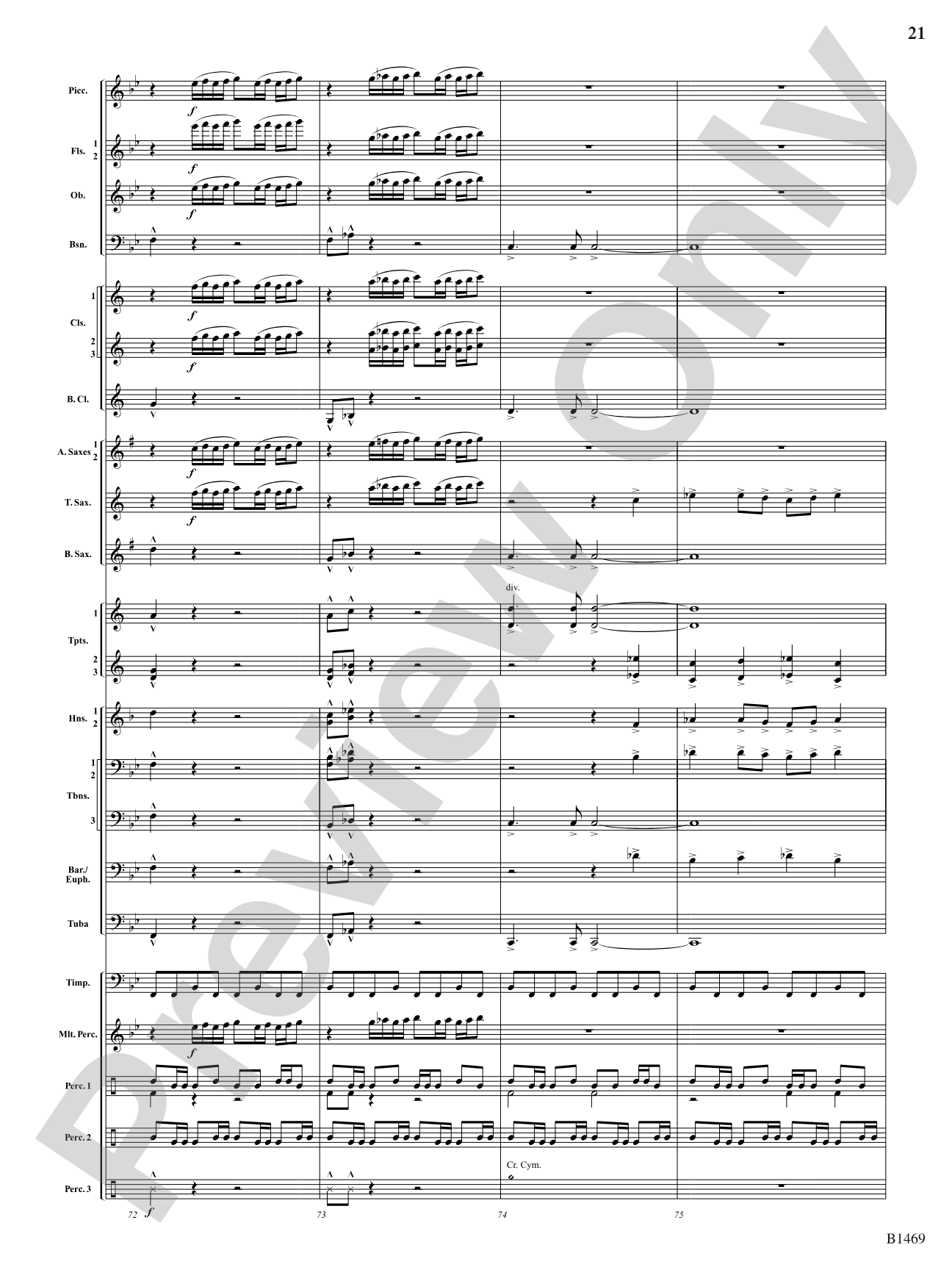 Temple of the Murals: Concert Band Conductor Score & Parts