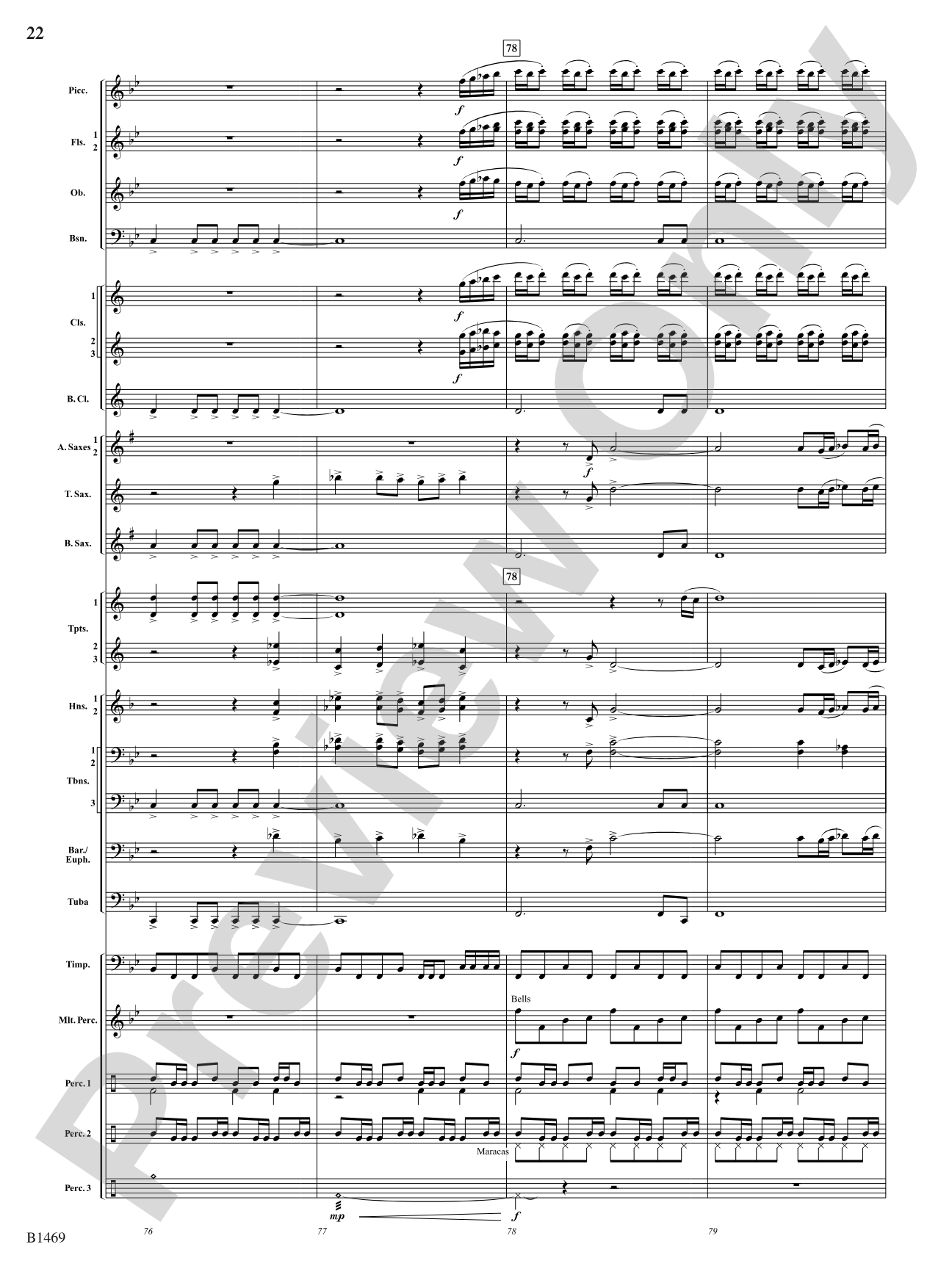 Temple of the Murals: Concert Band Conductor Score & Parts