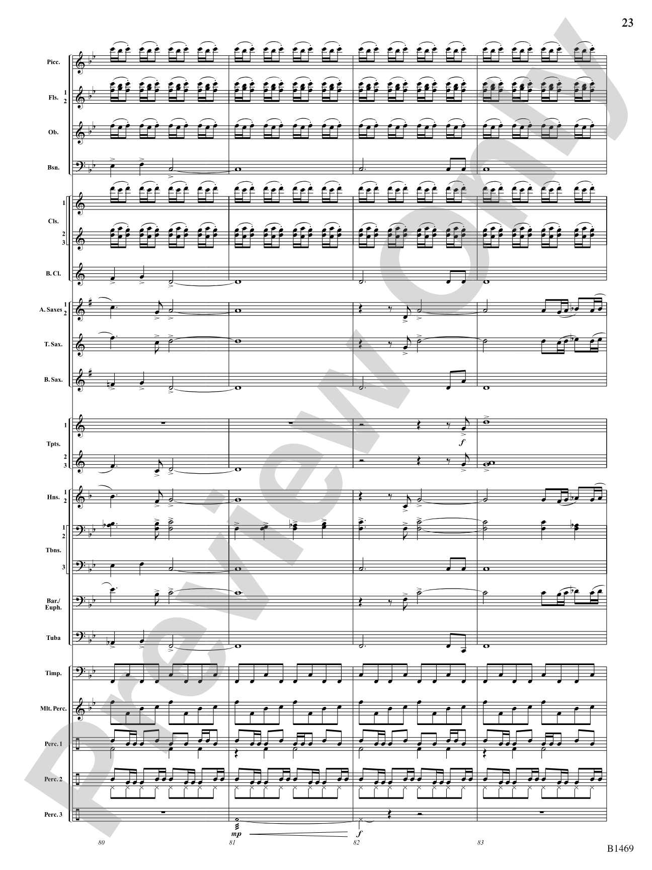 Temple of the Murals: Concert Band Conductor Score & Parts
