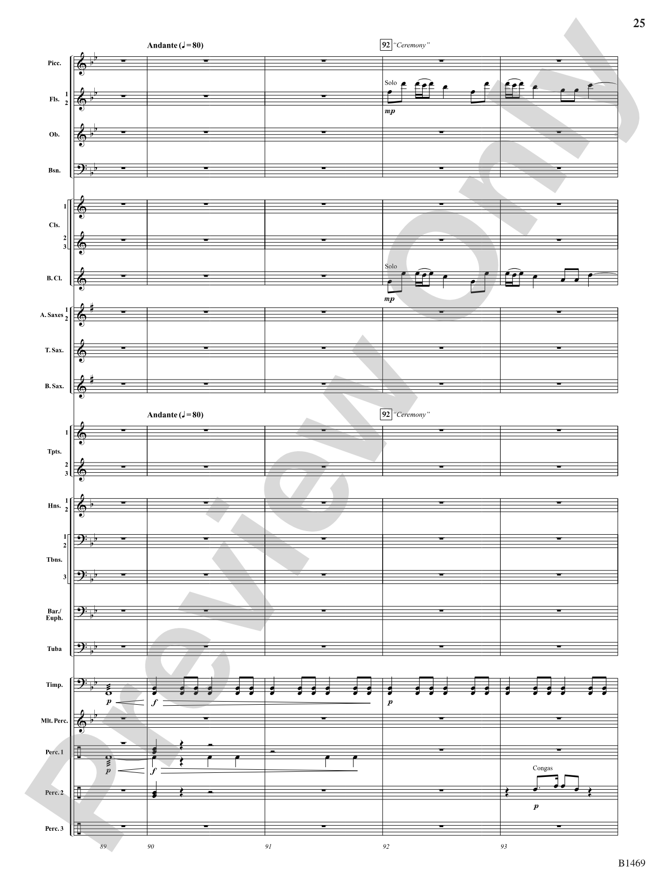 Temple of the Murals: Concert Band Conductor Score & Parts