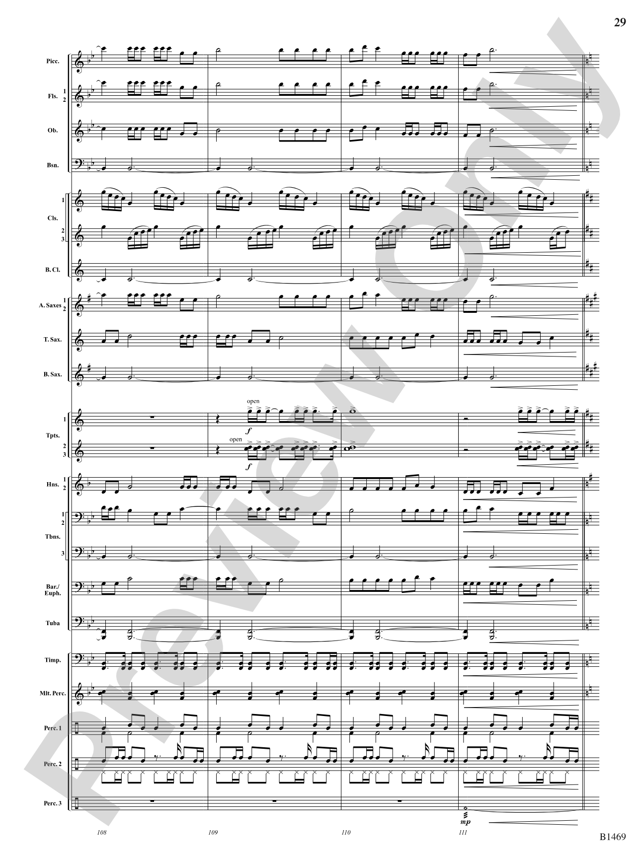 Temple of the Murals: Concert Band Conductor Score & Parts