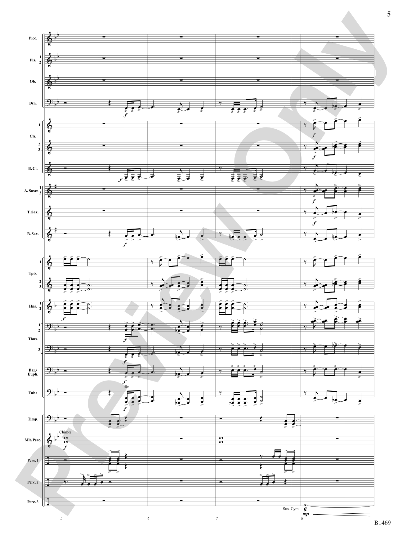 Temple of the Murals: Concert Band Conductor Score & Parts