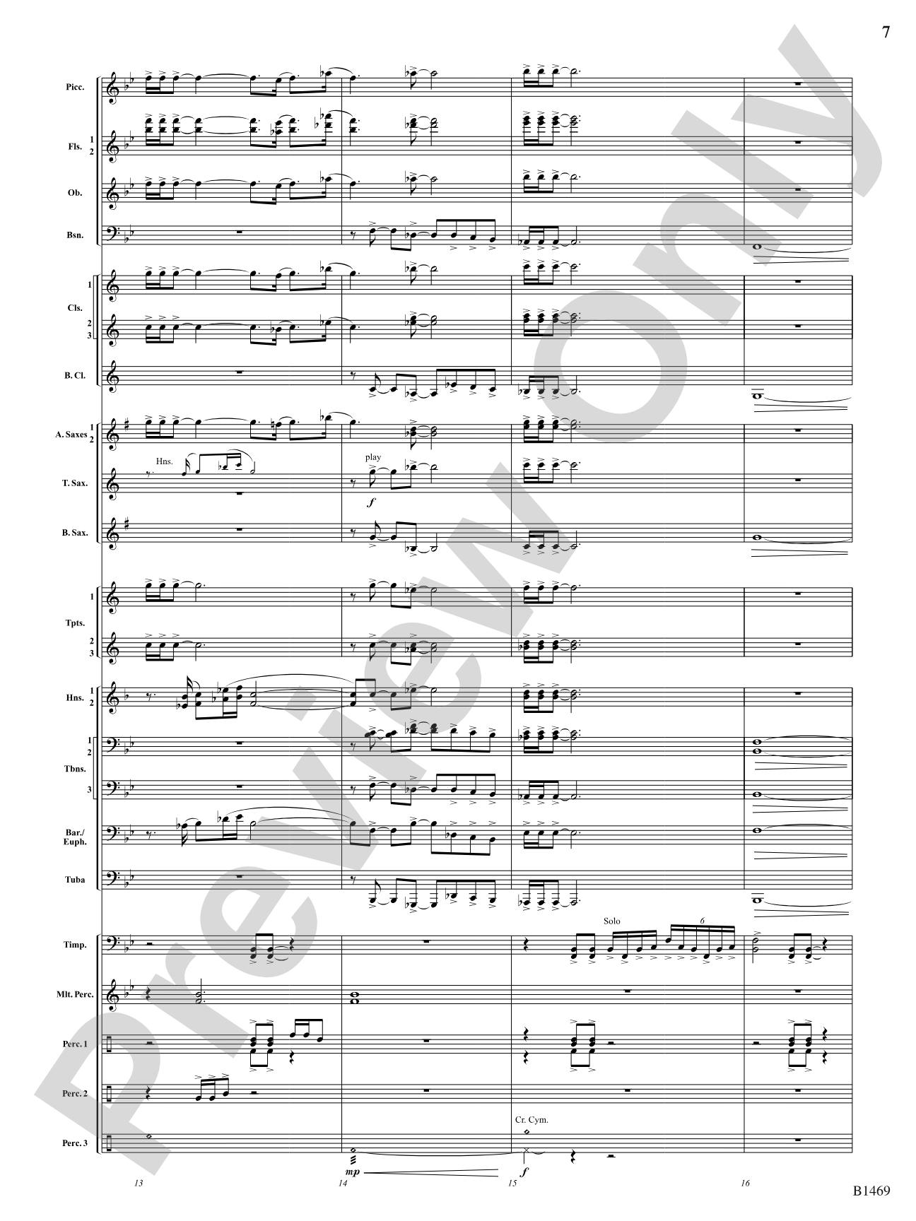 Temple of the Murals: Concert Band Conductor Score & Parts