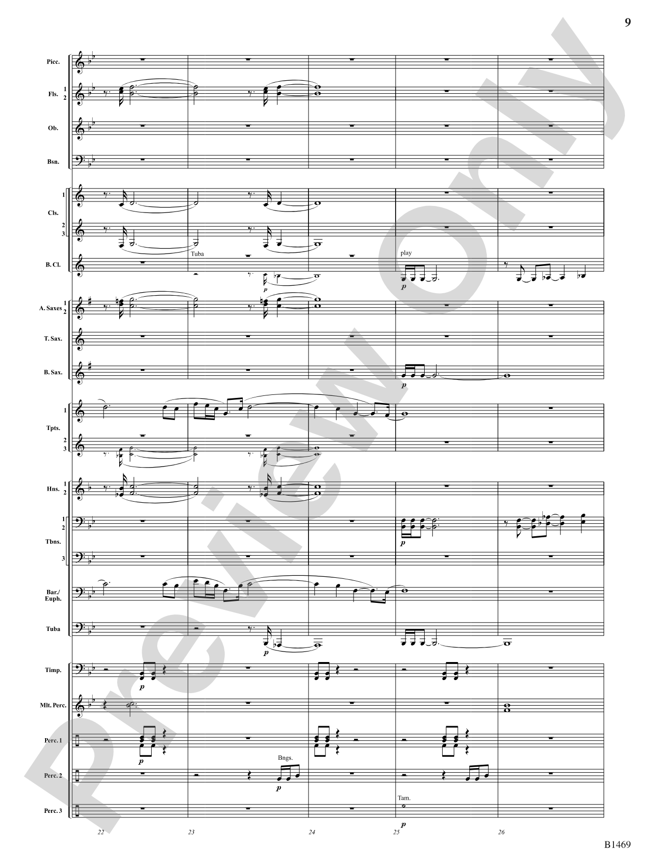 Temple of the Murals: Concert Band Conductor Score & Parts