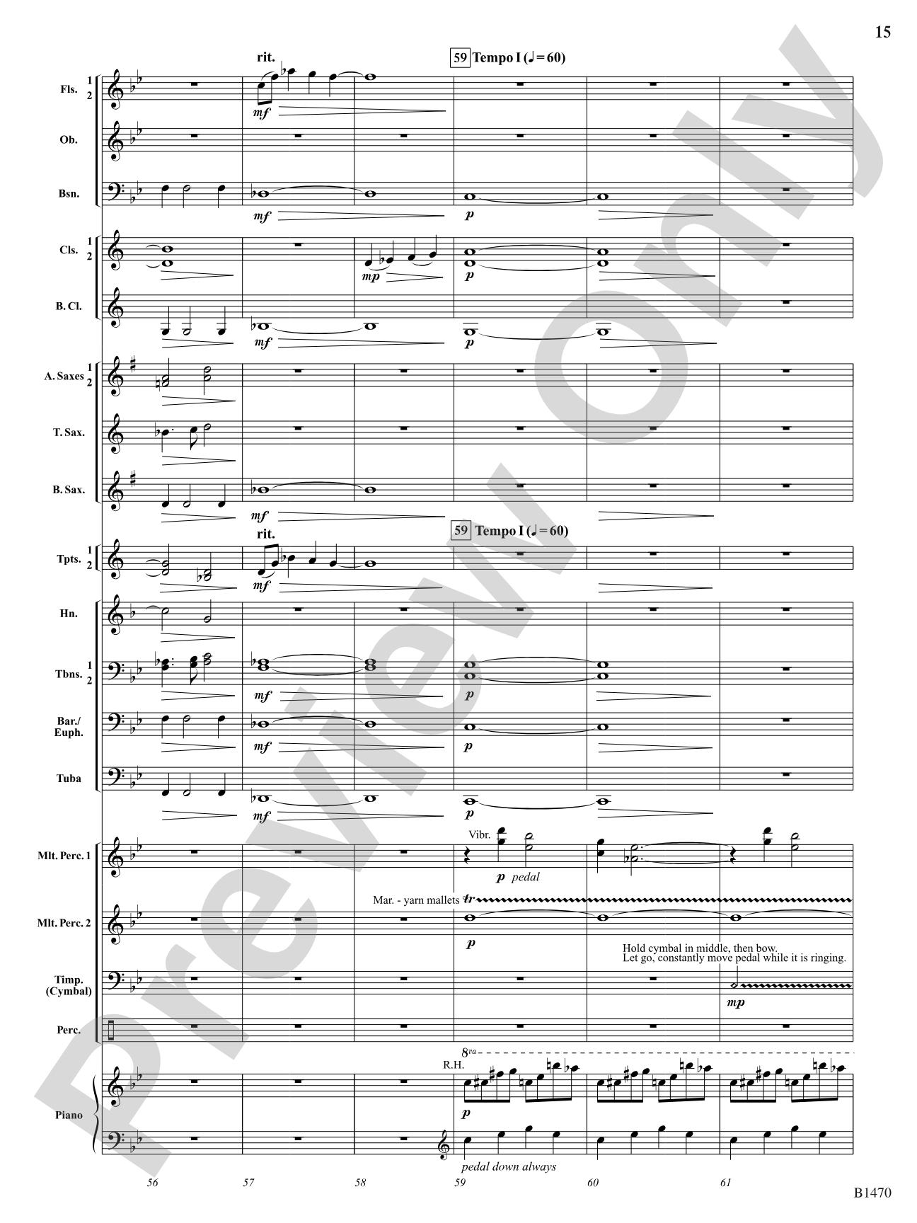 Apparitions: Concert Band Conductor Score & Parts