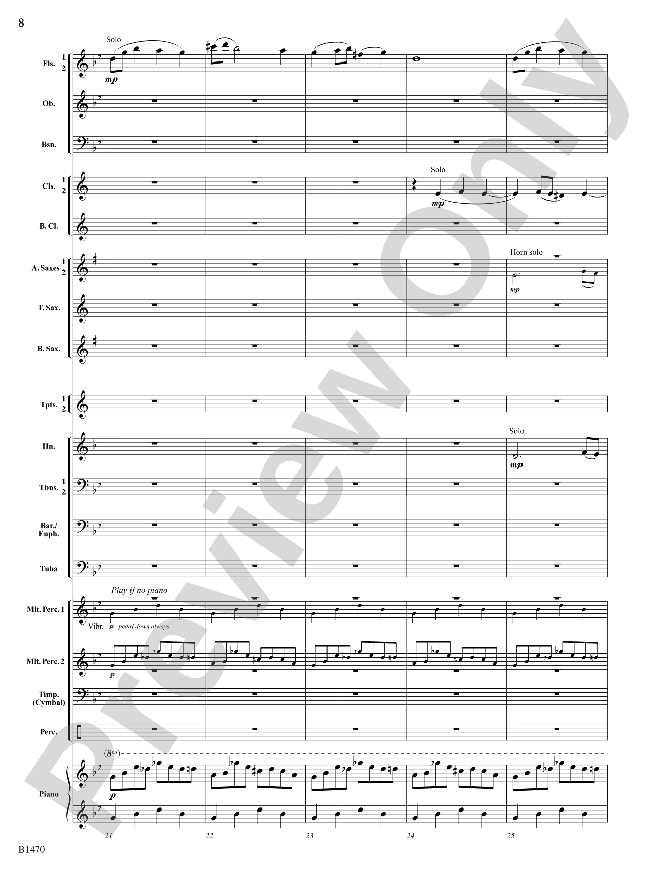 Apparitions: Concert Band Conductor Score & Parts