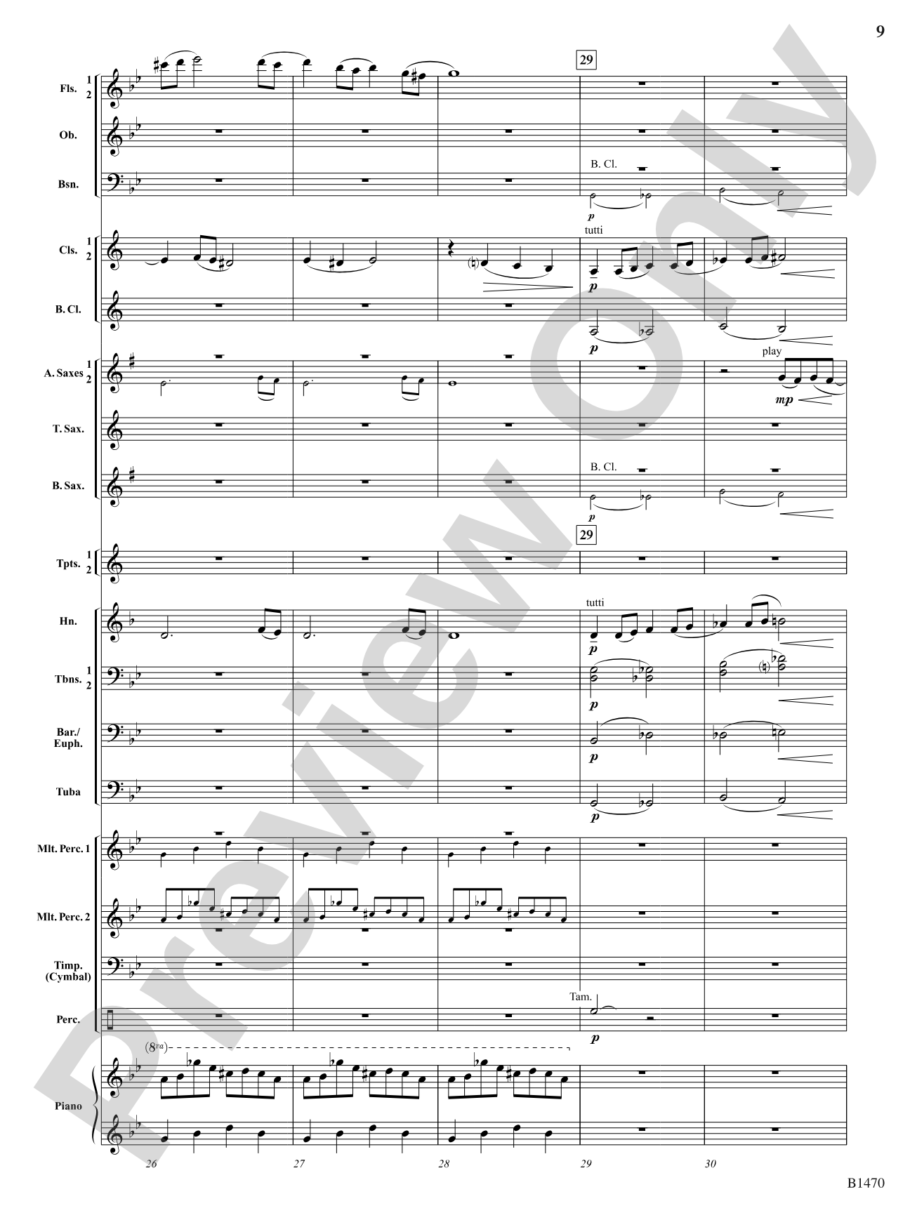 Apparitions: Concert Band Conductor Score & Parts