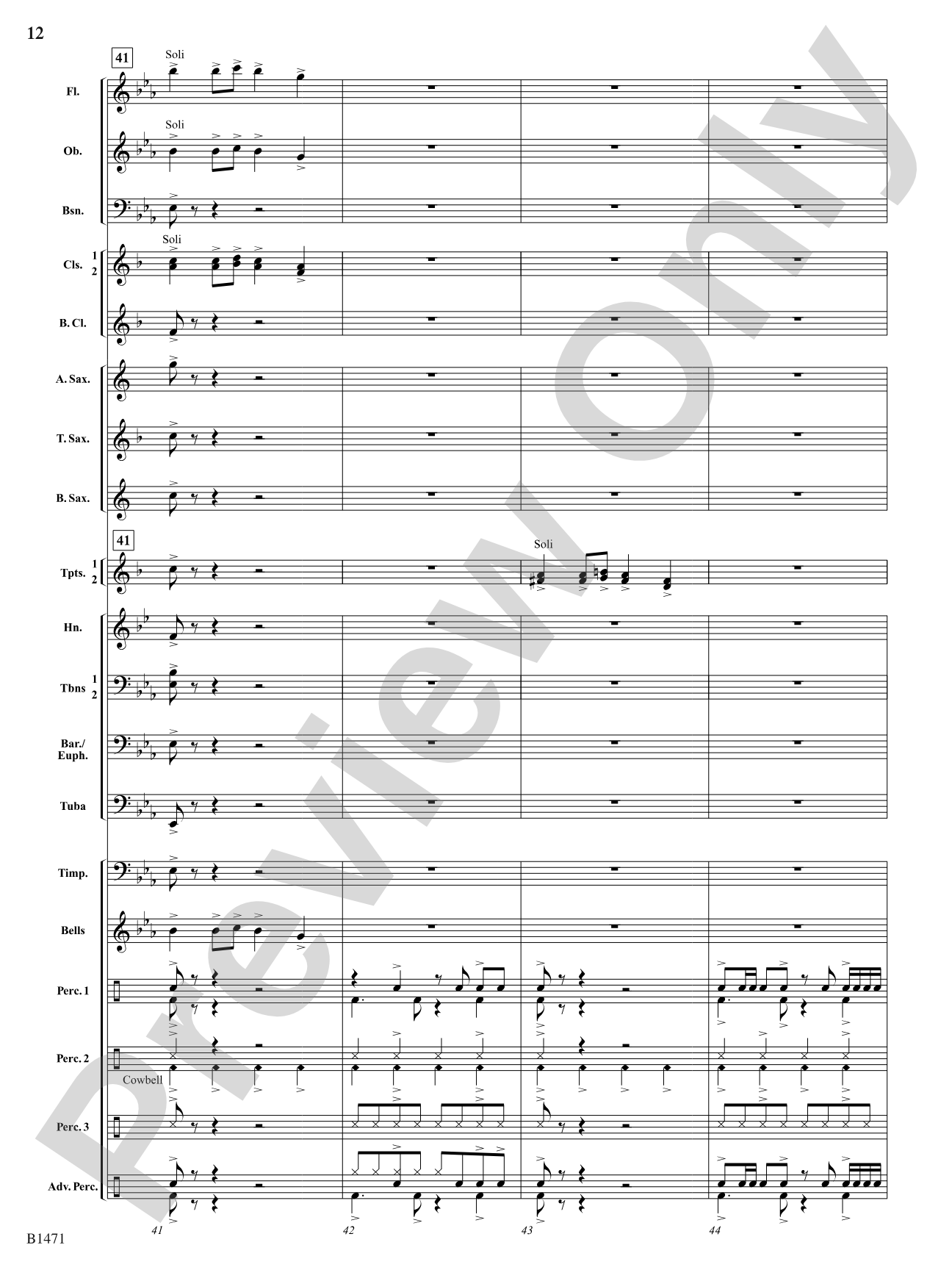 Housetop Holiday Jam!: Score