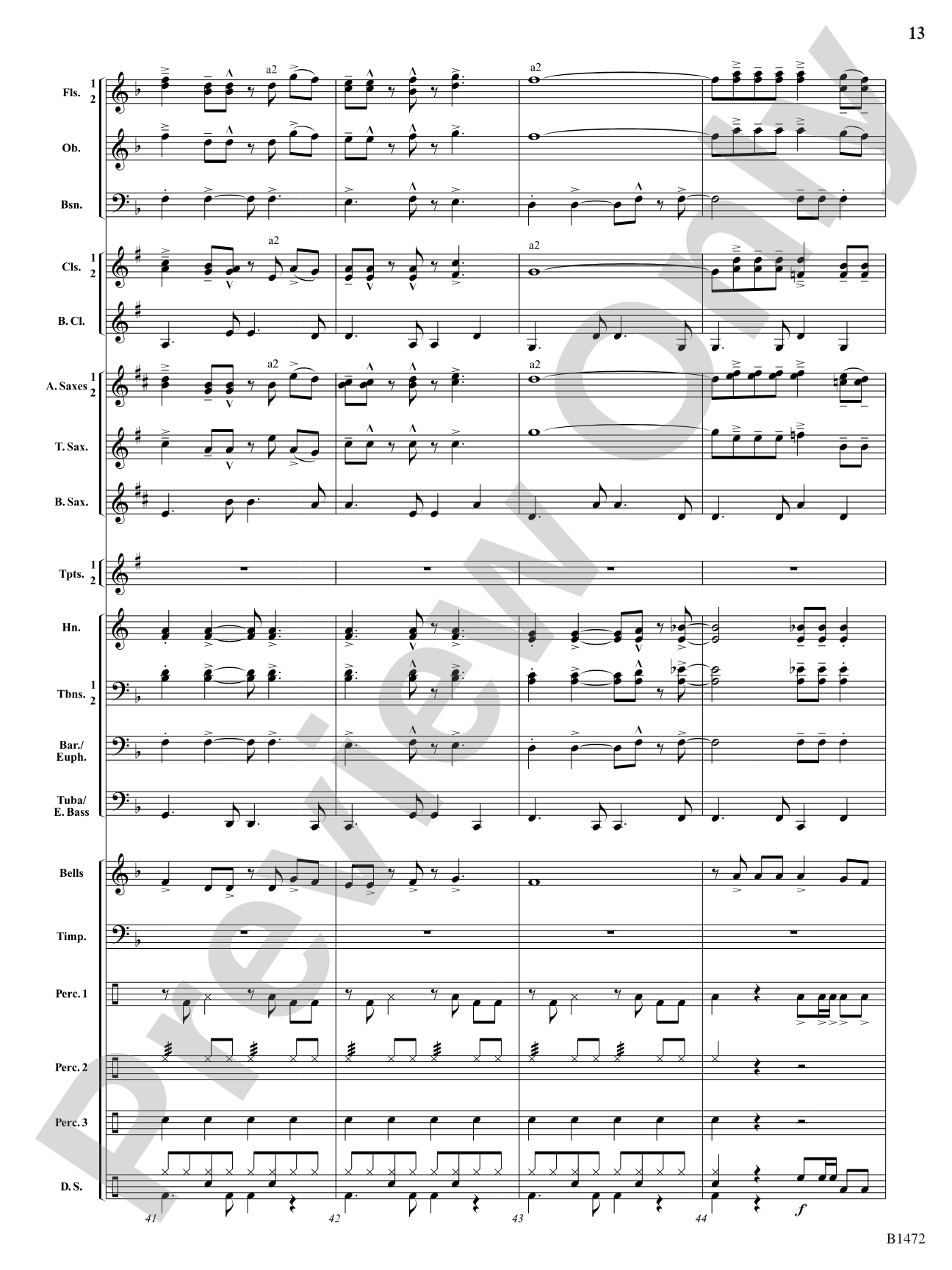 Feliz Navidad: Concert Band Conductor Score & Parts
