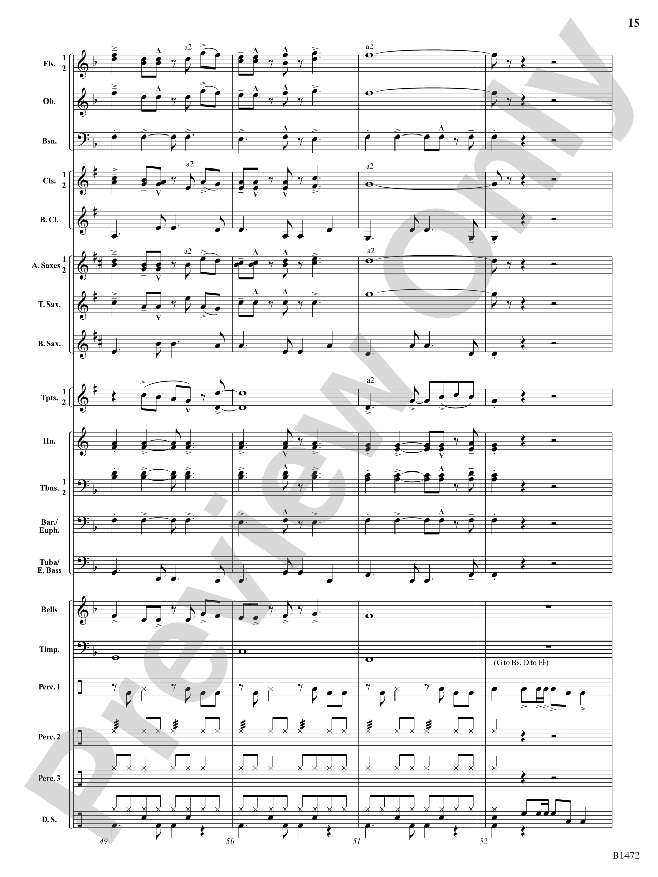 Feliz Navidad: Concert Band Conductor Score & Parts