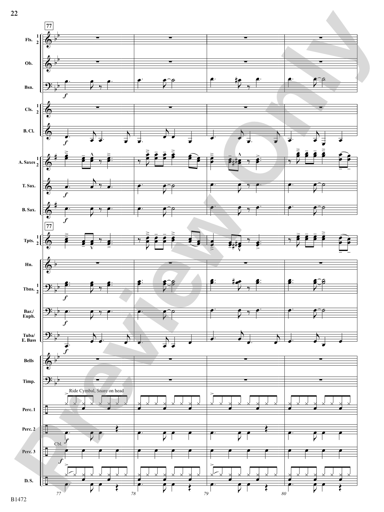 Feliz Navidad: Concert Band Conductor Score & Parts