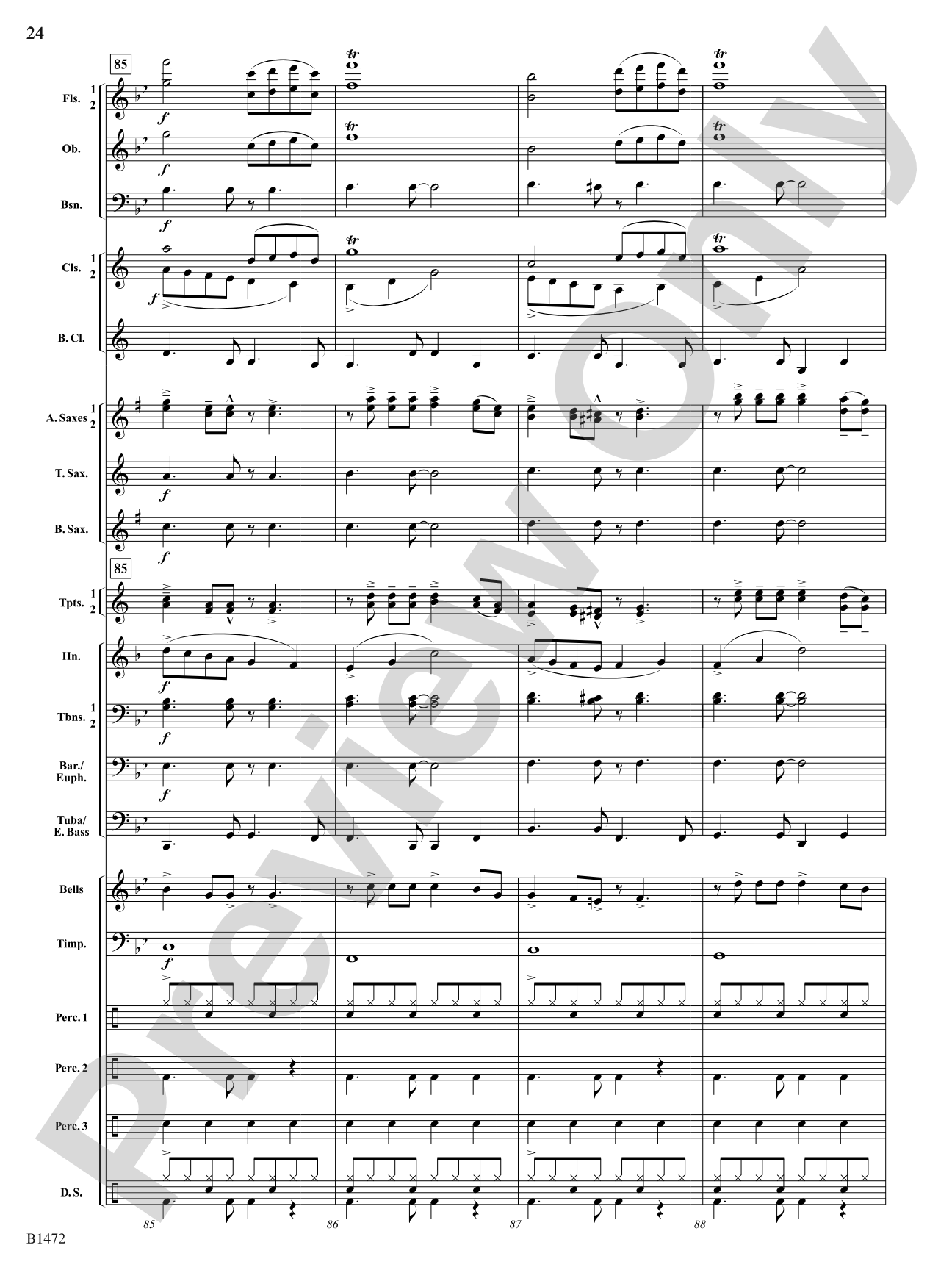 Feliz Navidad: Concert Band Conductor Score & Parts