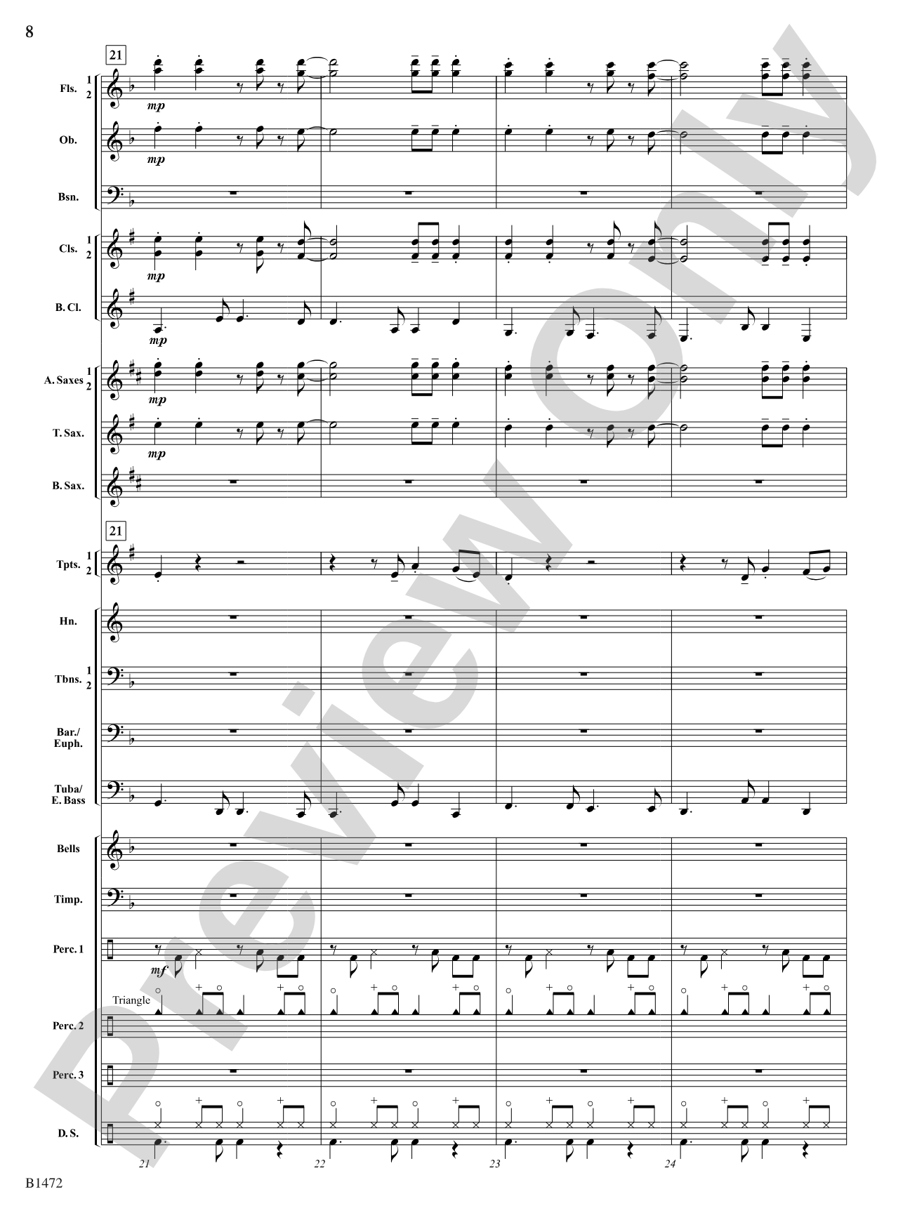 Feliz Navidad: Concert Band Conductor Score & Parts