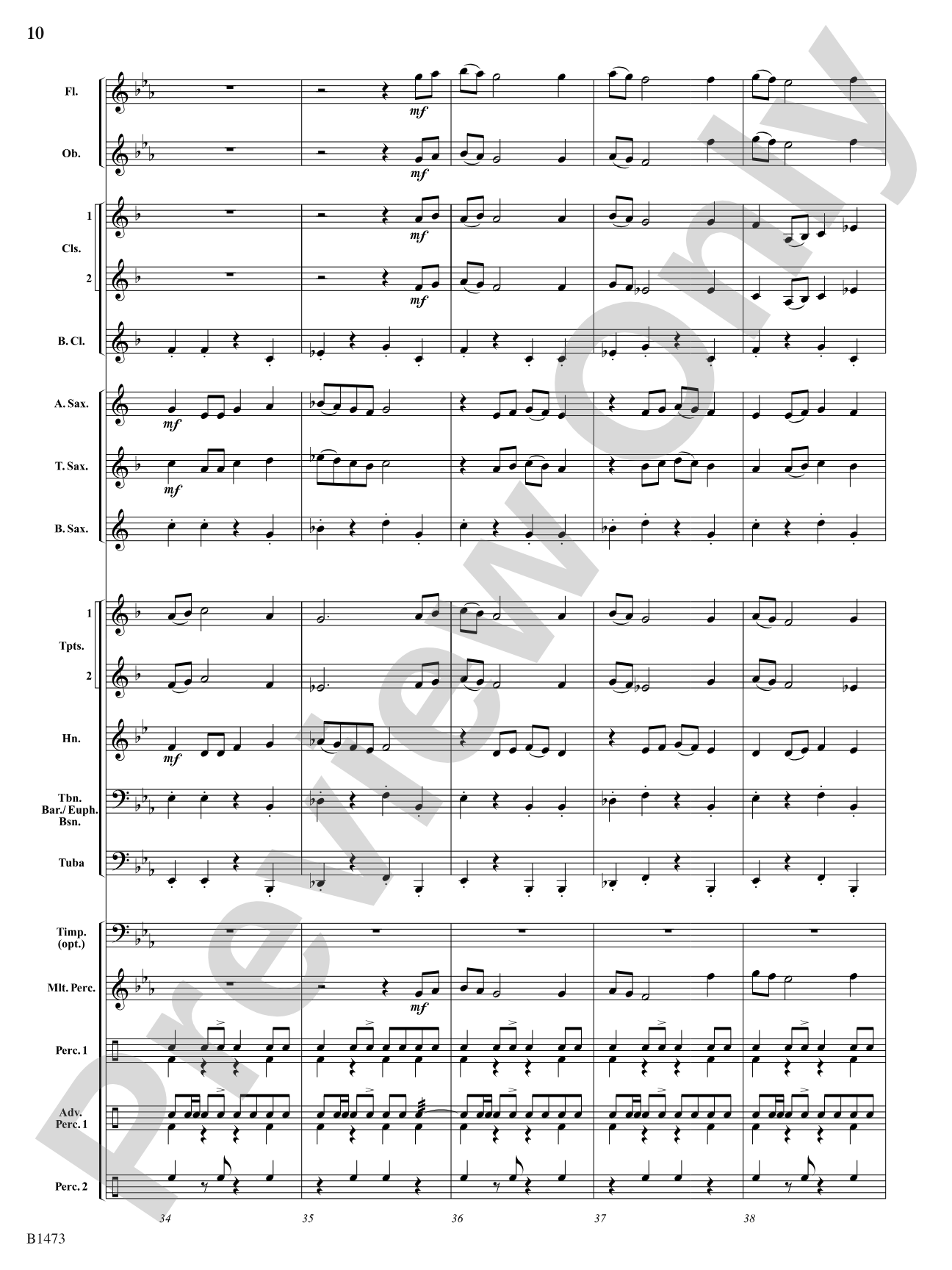 Antiphon: Concert Band Conductor Score & Parts