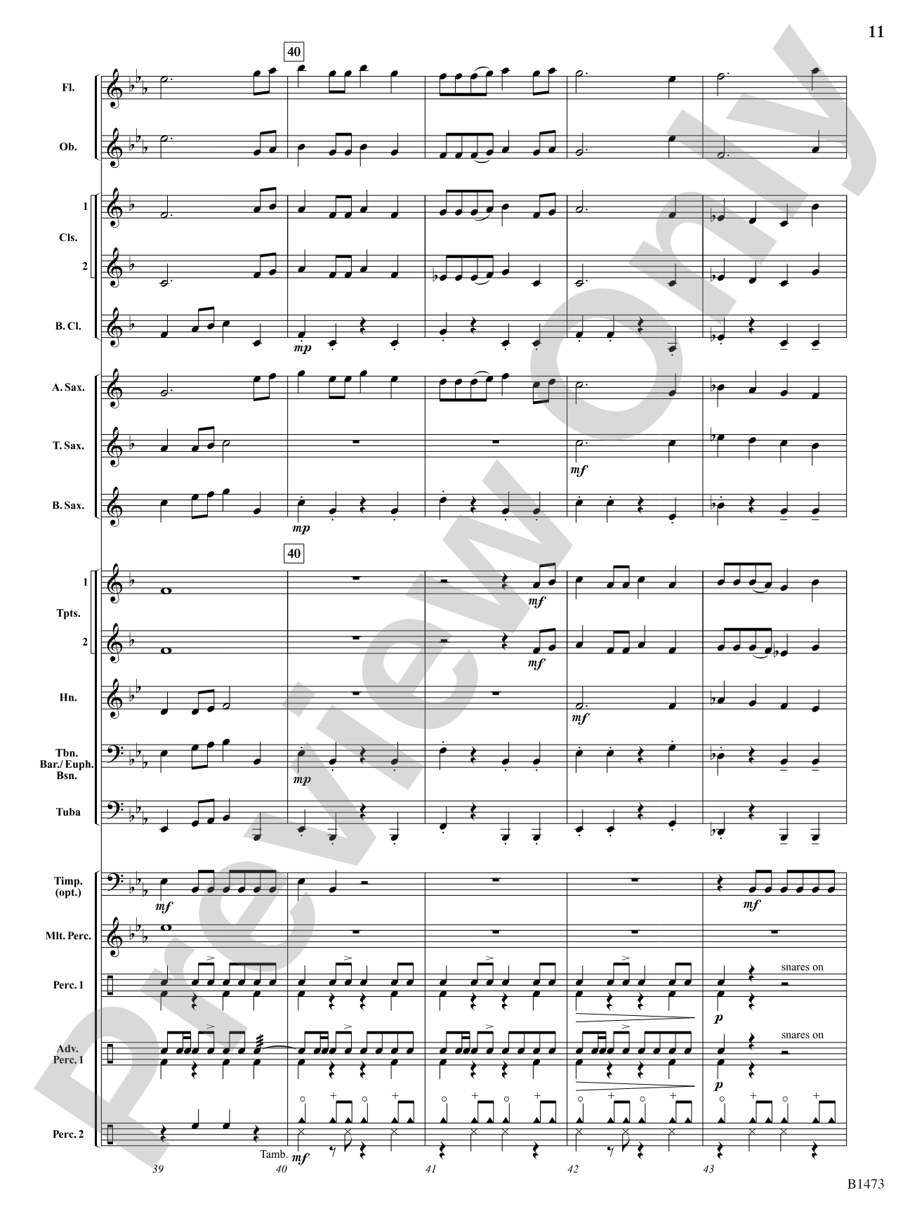 Antiphon: Concert Band Conductor Score & Parts