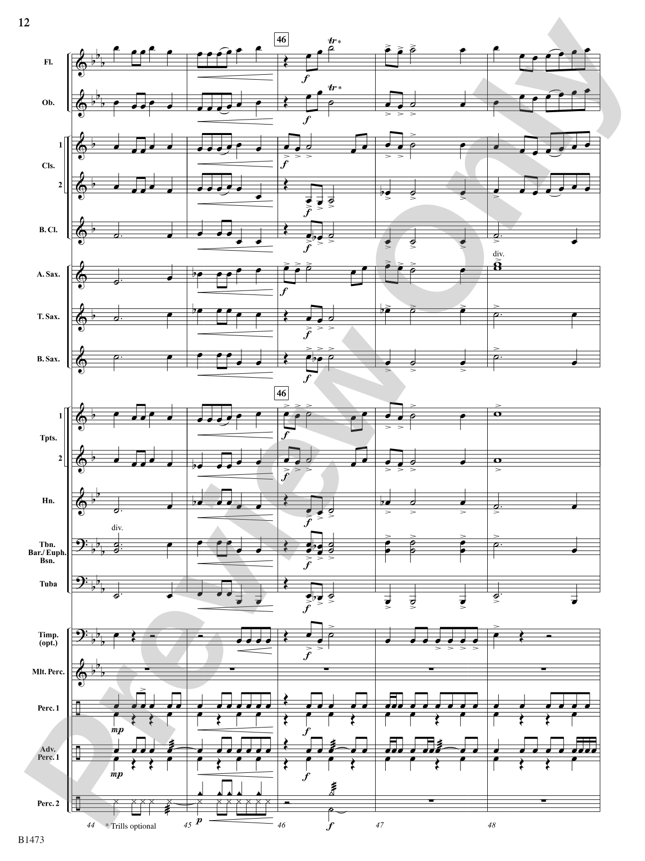 Antiphon: Concert Band Conductor Score & Parts