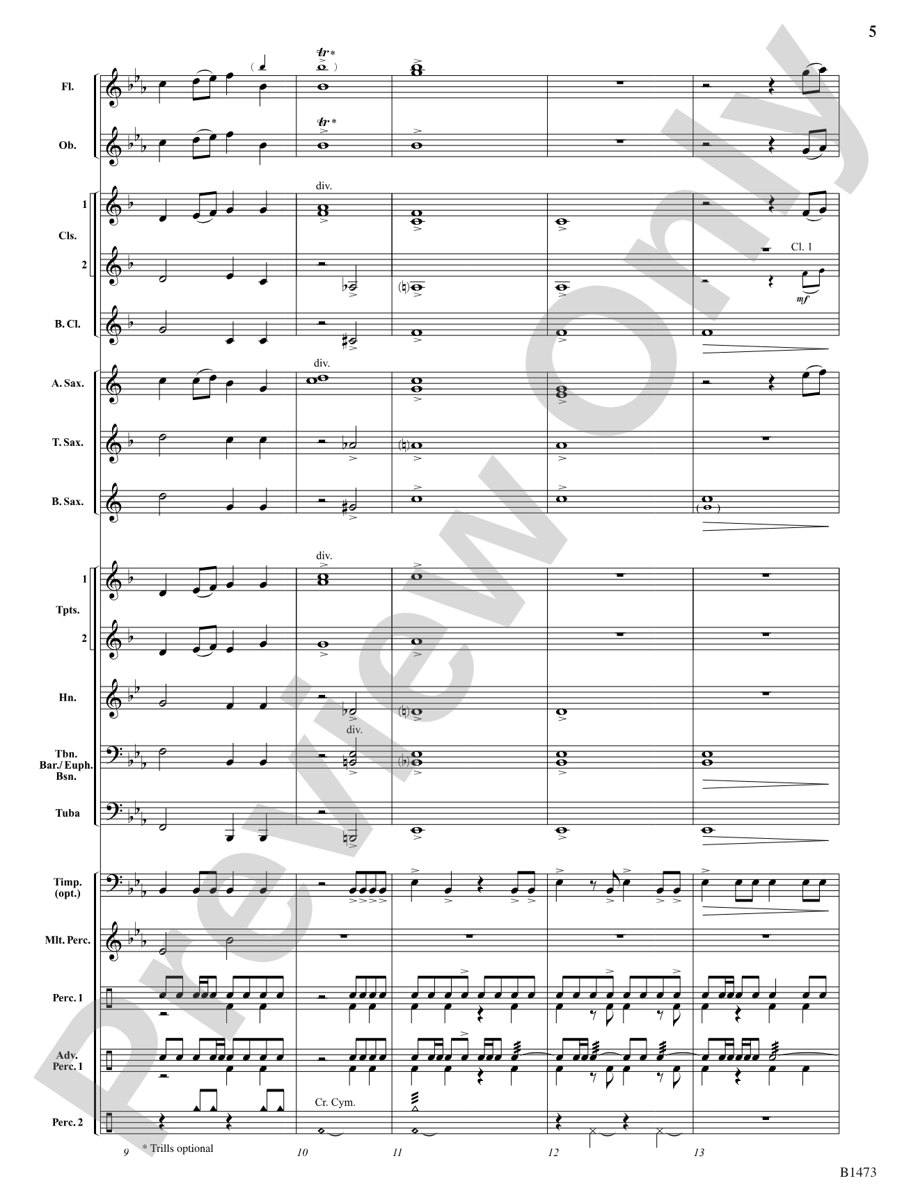 Antiphon: Concert Band Conductor Score & Parts