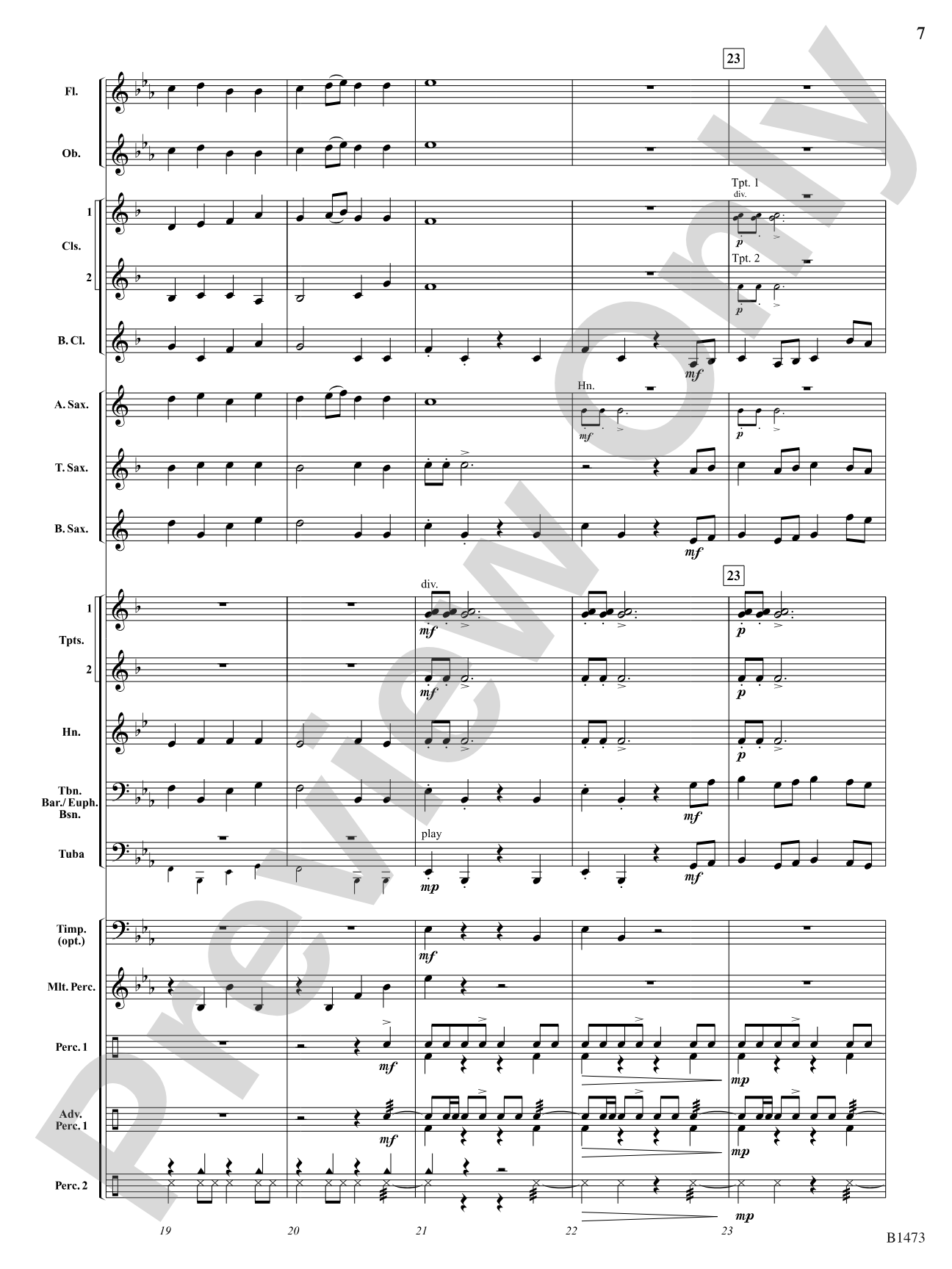 Antiphon: Concert Band Conductor Score & Parts