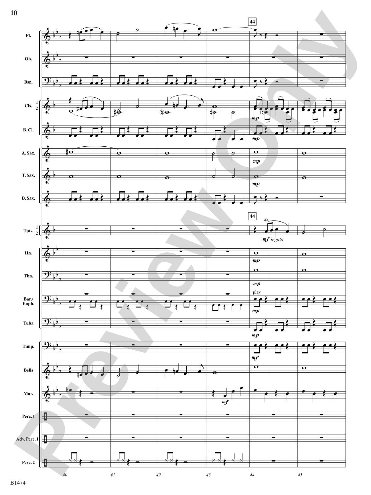 Winds of Destiny: Concert Band Conductor Score & Parts