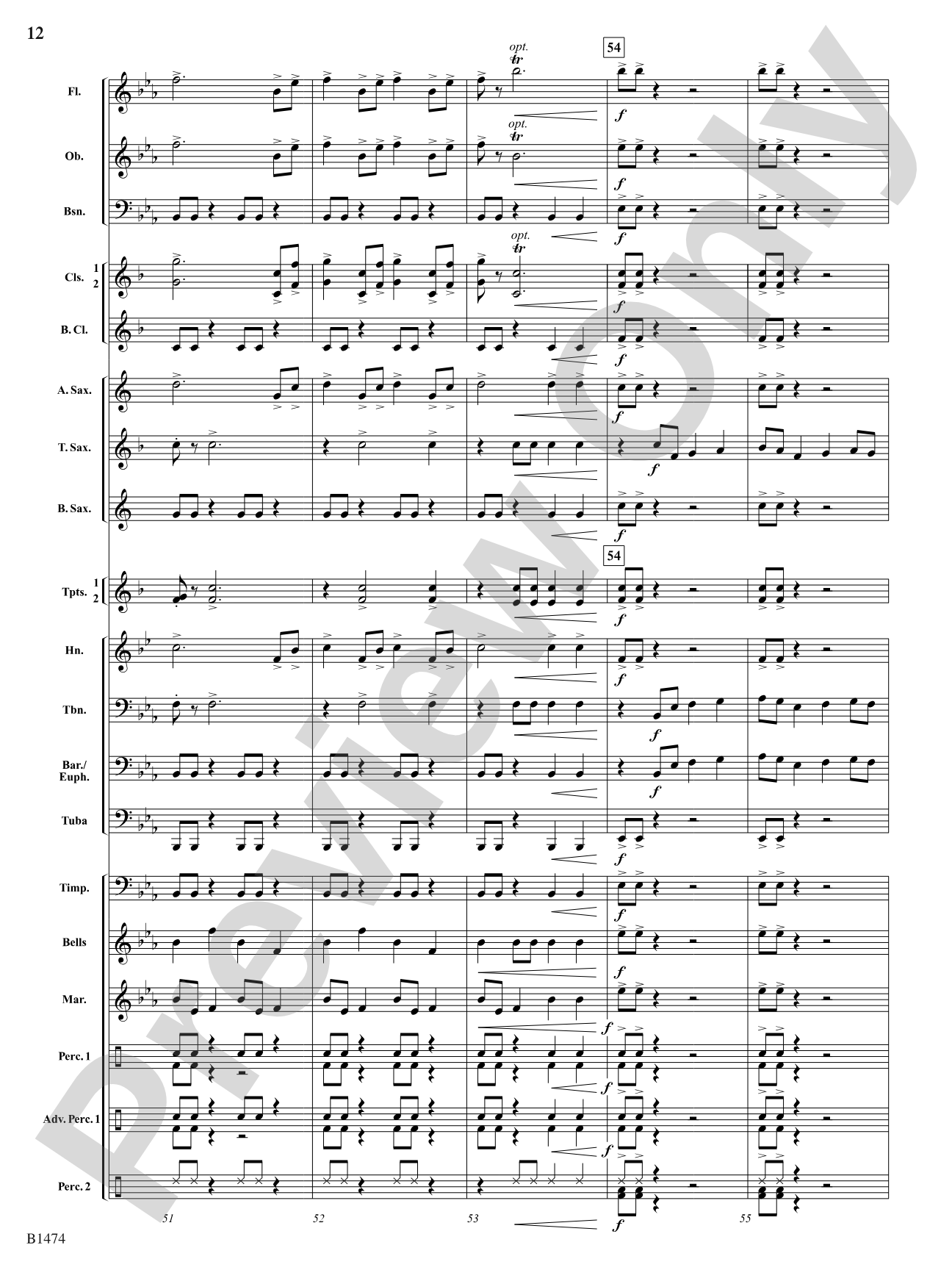 Winds of Destiny: Concert Band Conductor Score & Parts
