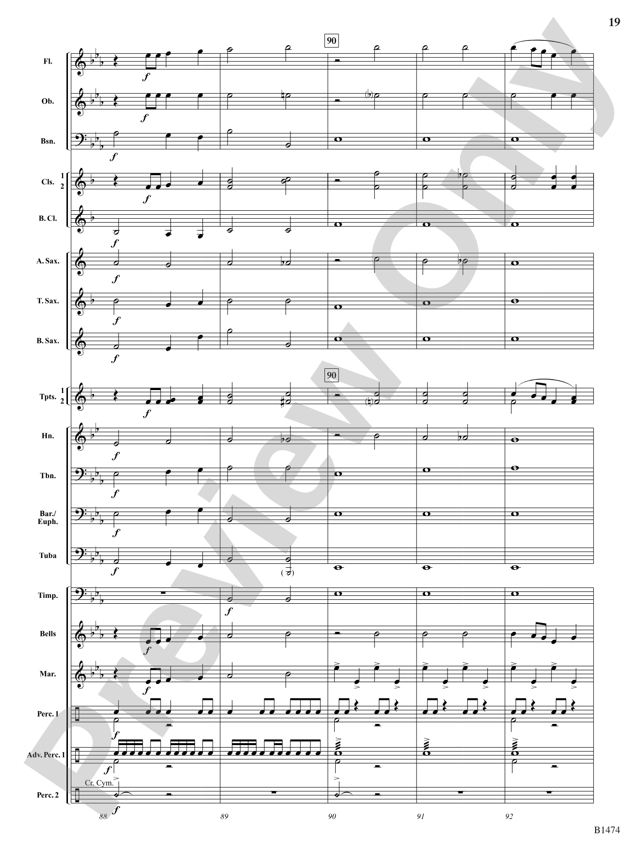 Winds of Destiny: Concert Band Conductor Score & Parts