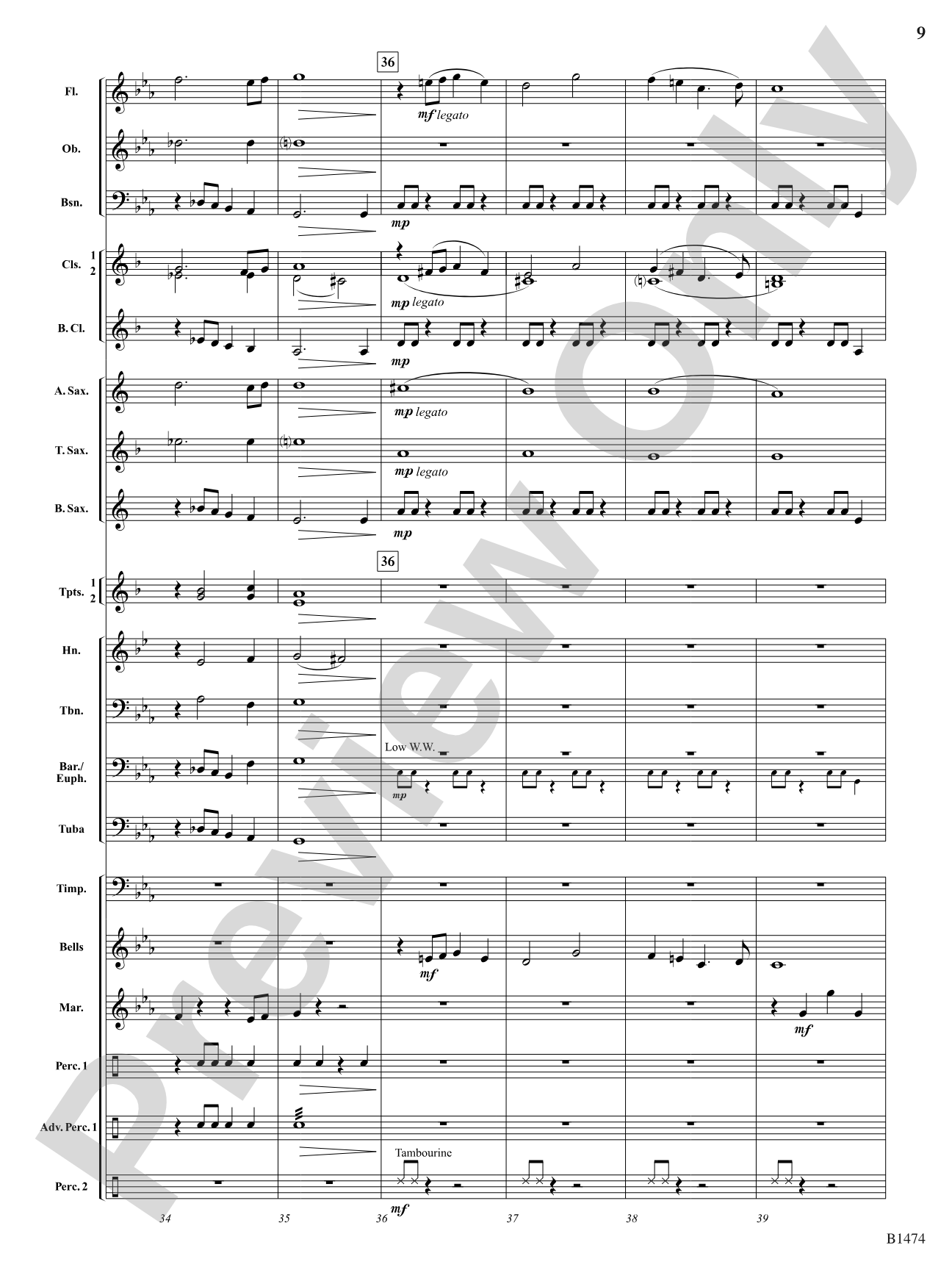 Winds of Destiny: Concert Band Conductor Score & Parts