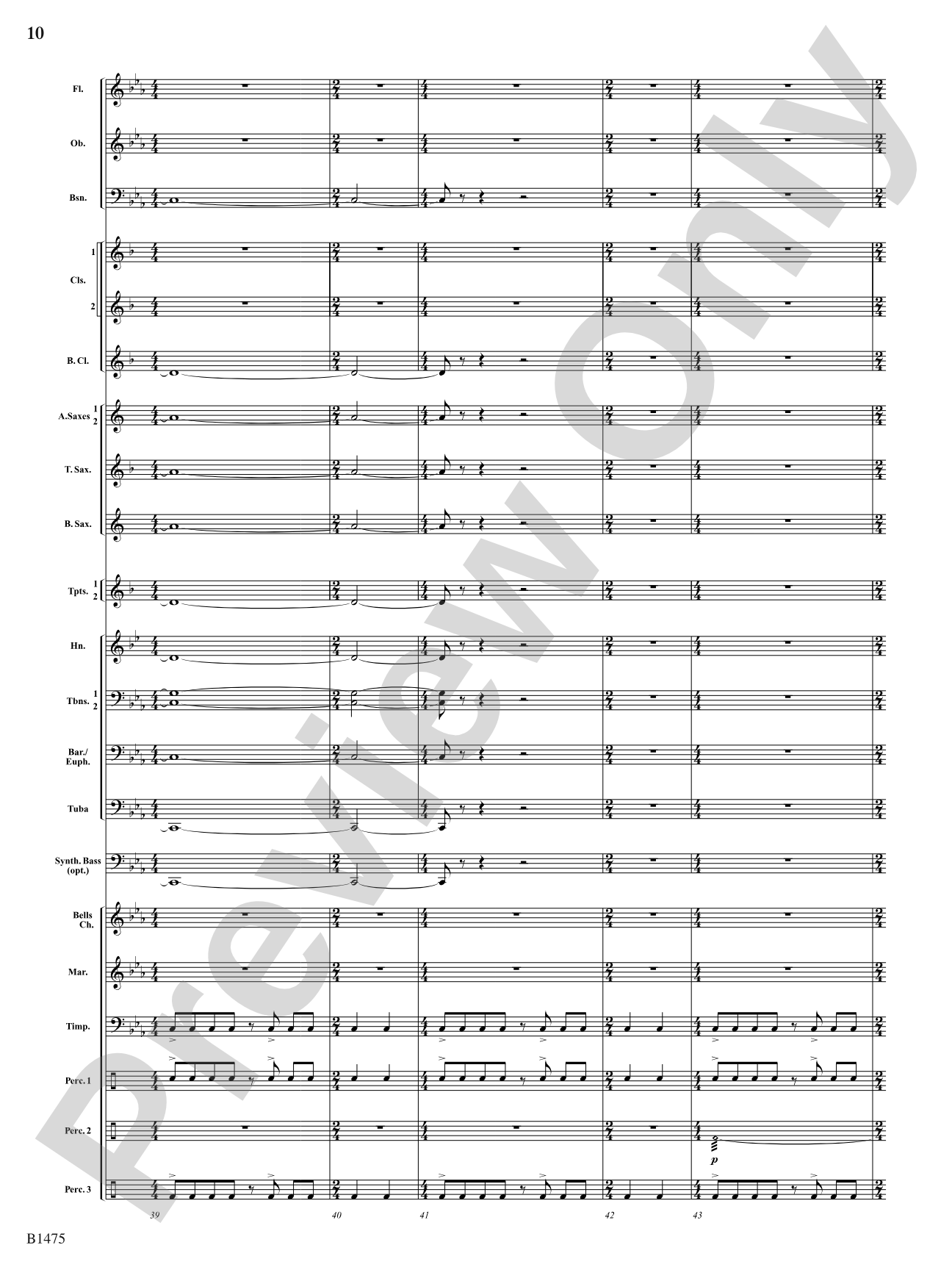 Rhythm of the Spheres: Concert Band Conductor Score & Parts