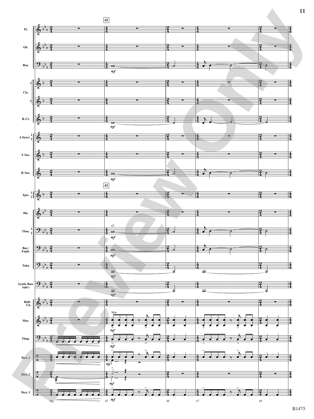 Rhythm of the Spheres: Concert Band Conductor Score & Parts