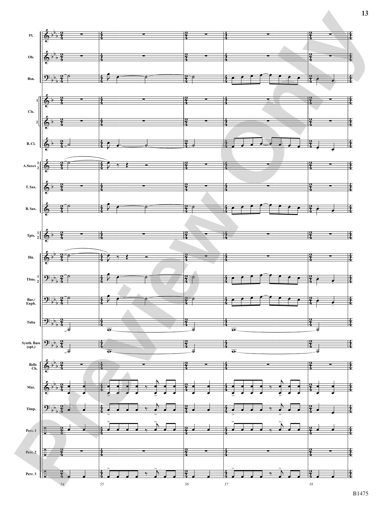 Rhythm of the Spheres: Concert Band Conductor Score & Parts