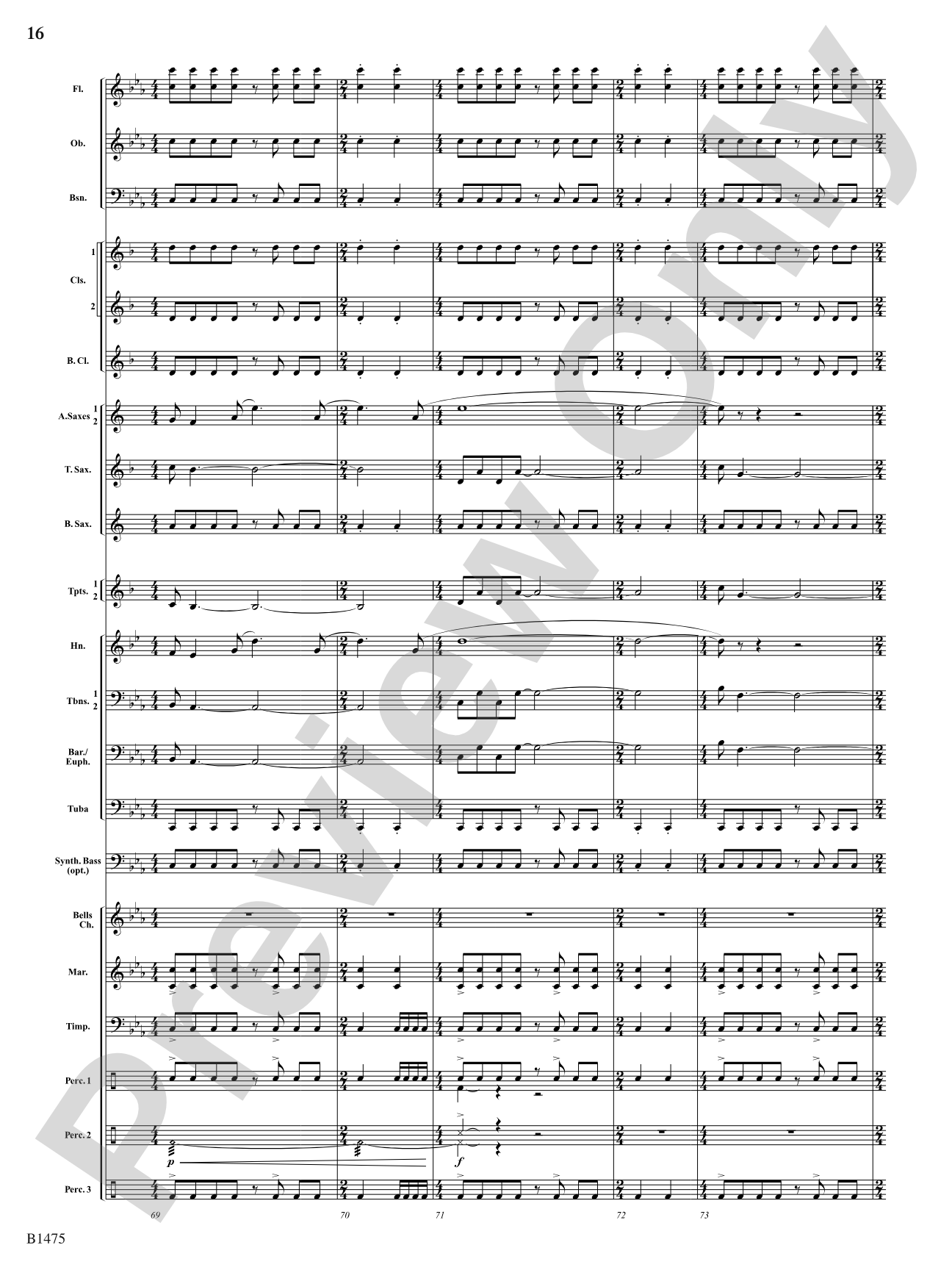 Rhythm of the Spheres: Concert Band Conductor Score & Parts