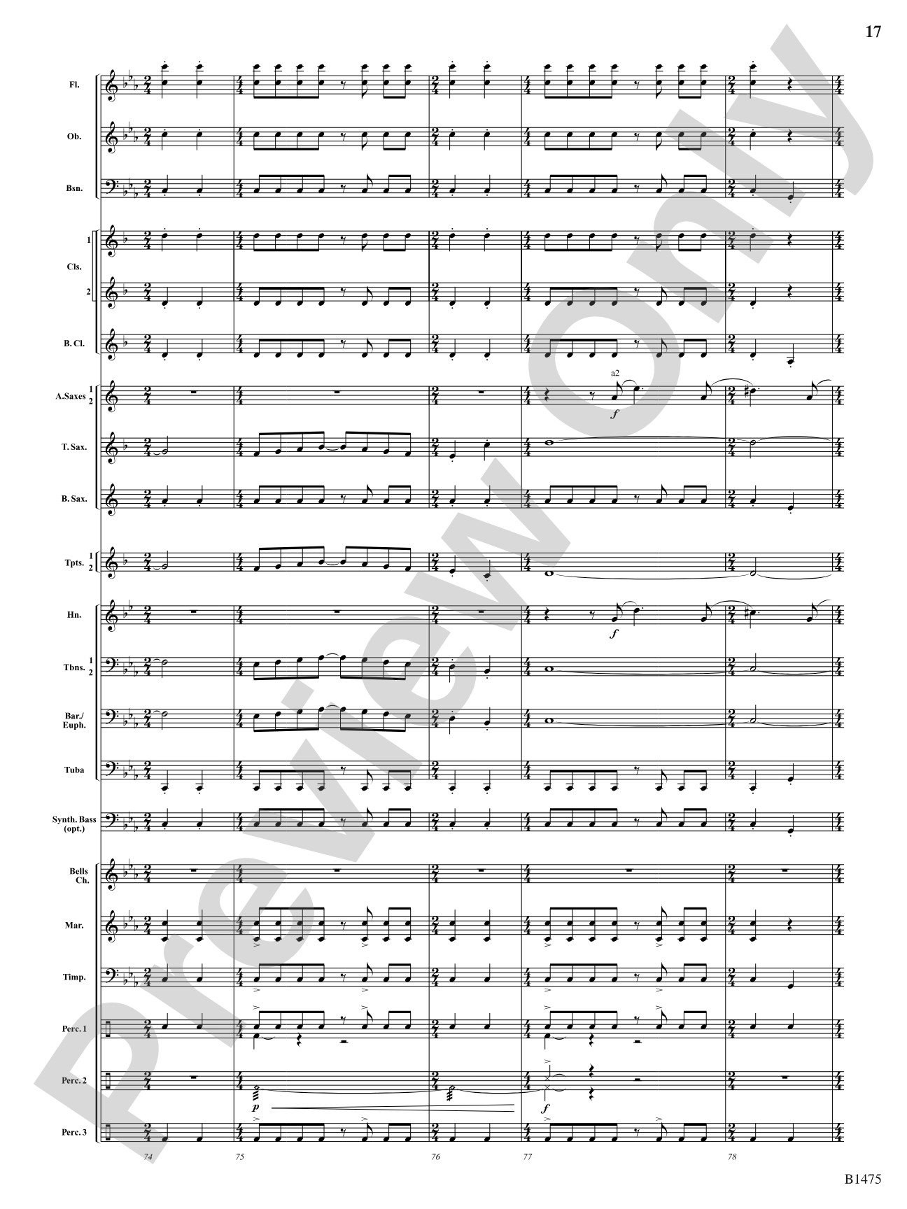 Rhythm of the Spheres: Concert Band Conductor Score & Parts
