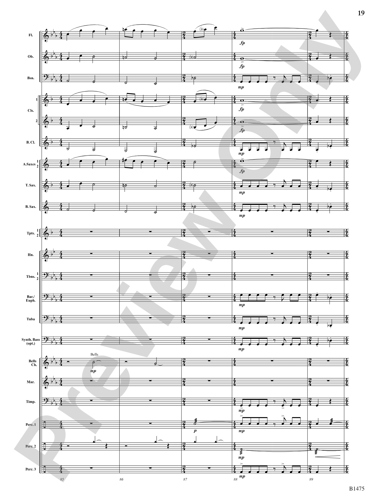 Rhythm of the Spheres: Concert Band Conductor Score & Parts